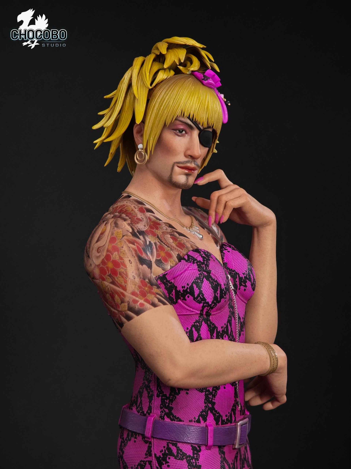 Yakuza Chocobo Studio Majima Goro Resin Statue