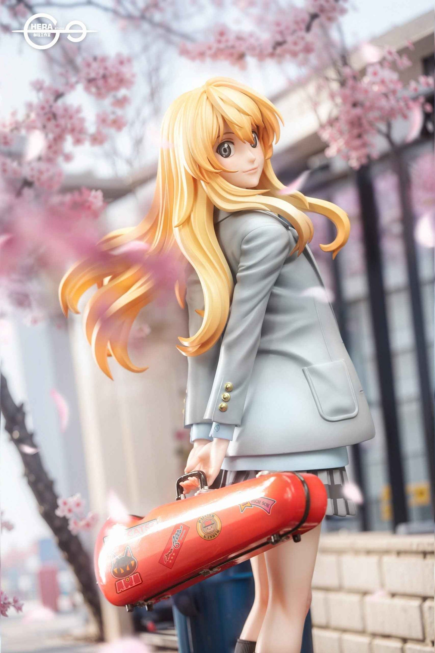 Your Lie in April ~ HeRa Studio ~ Kaori Miyazono "Shigatsu wa kimi no uso" ~ Resin Statue - Santoryu Resins Collectors