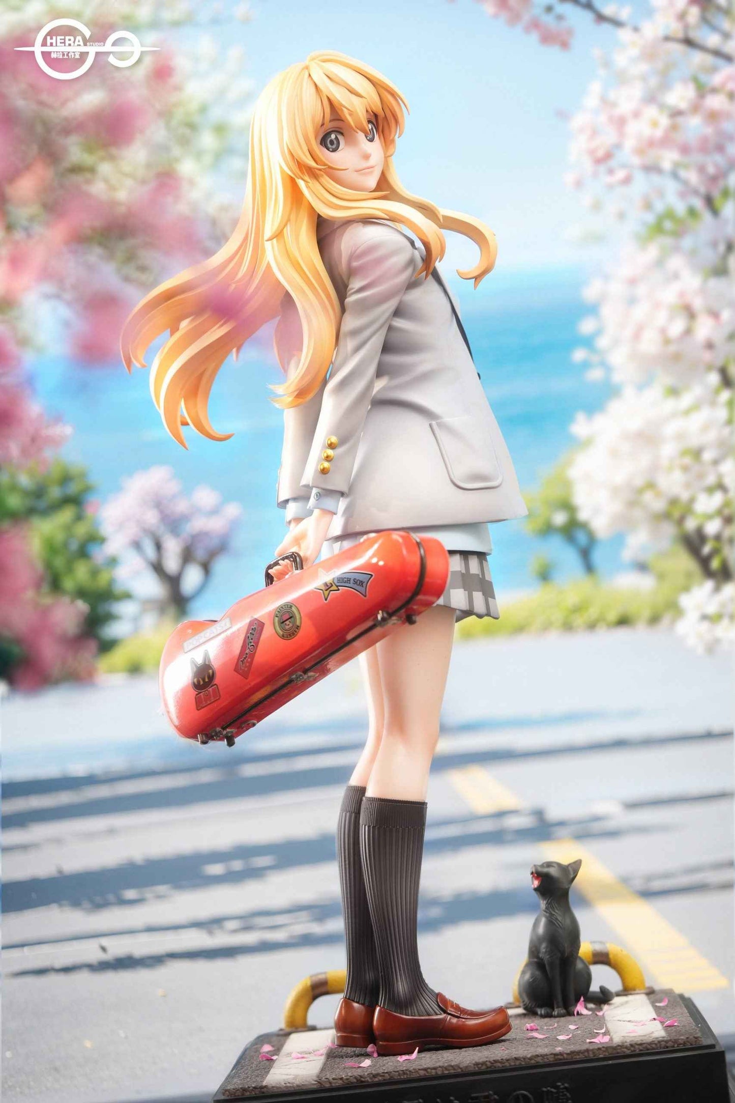 Your Lie in April ~ HeRa Studio ~ Kaori Miyazono "Shigatsu wa kimi no uso" ~ Resin Statue - Santoryu Resins Collectors