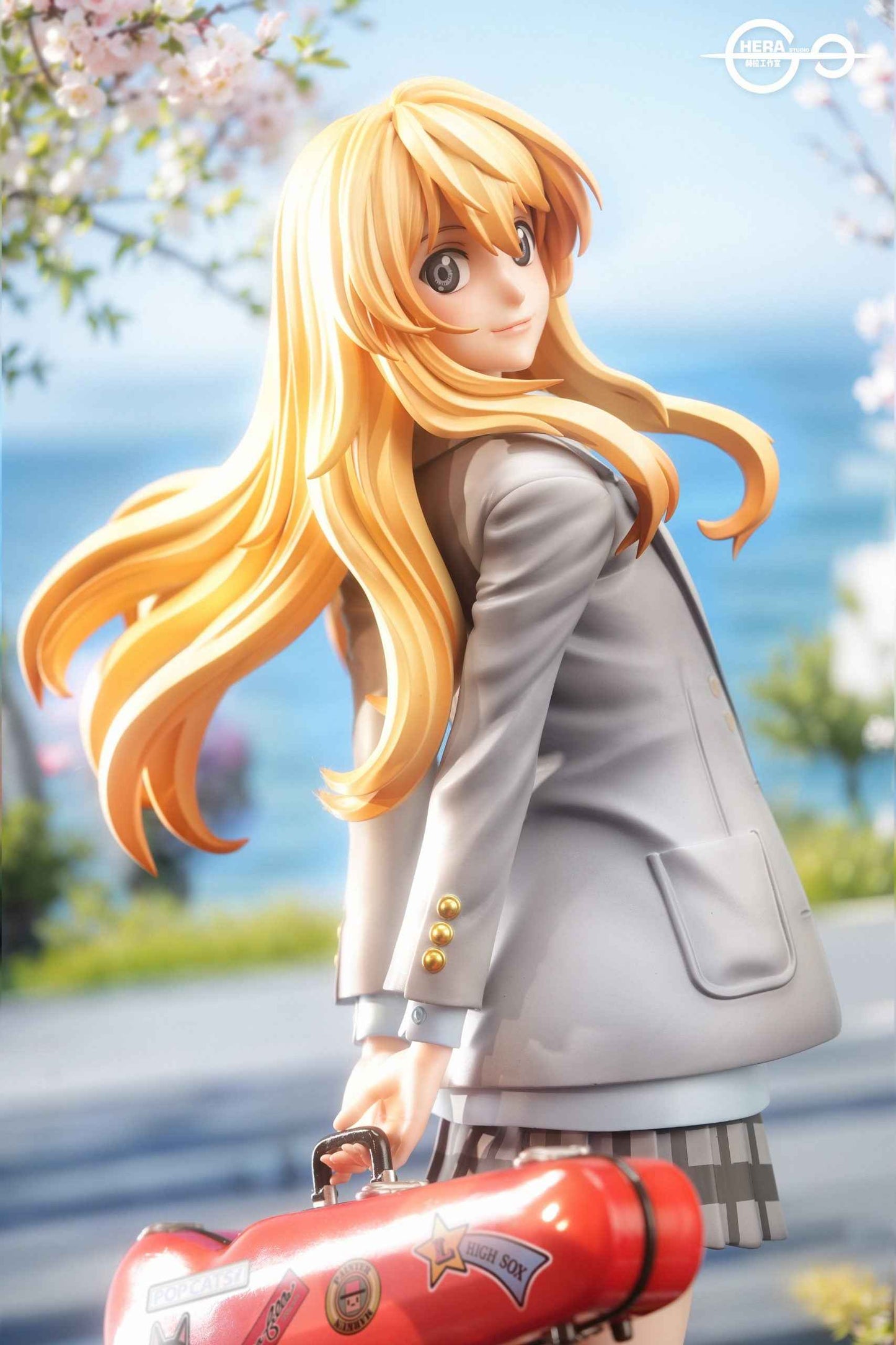Your Lie in April ~ HeRa Studio ~ Kaori Miyazono "Shigatsu wa kimi no uso" ~ Resin Statue - Santoryu Resins Collectors