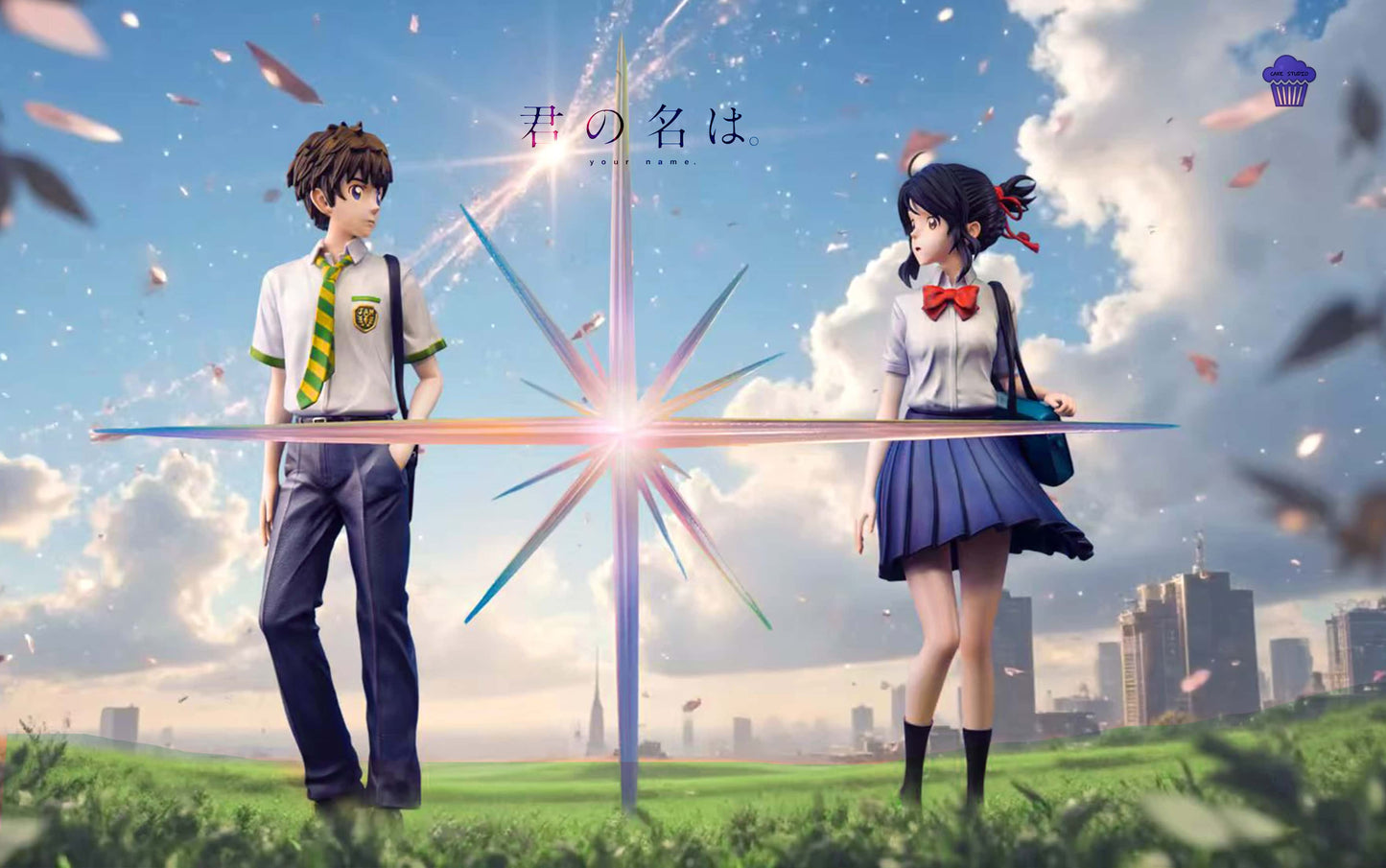 Your Name Cake Studio Taki Tachibana & Mitsuha Miyamizu Resin Statue