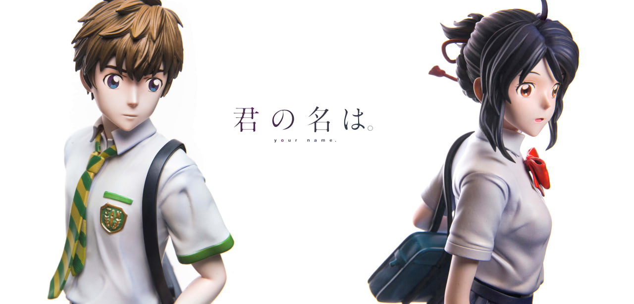 Your Name Cake Studio Taki Tachibana & Mitsuha Miyamizu Resin Statue
