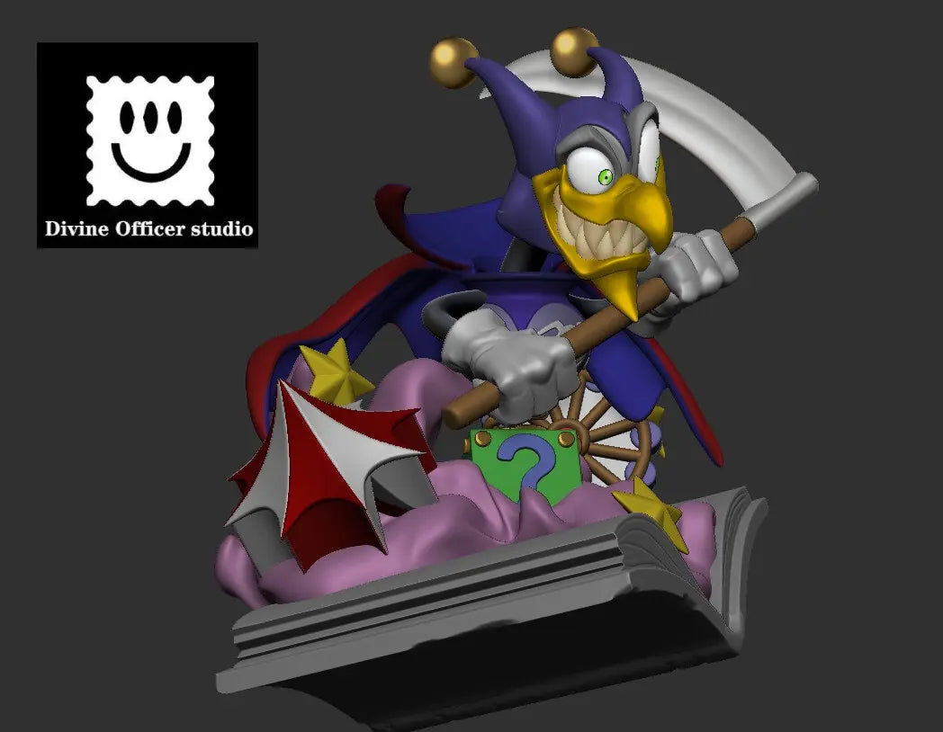 Yu-Gi-Oh Divine Officer Studio Scythe Devil Bird Resin Statue