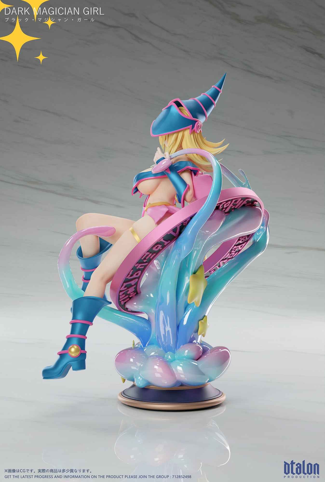 Yu-Gi-Oh! ~ Dtalon Studio ~ Black Magician Girl ~ Resin Statue - Santoryu Resins Collectors