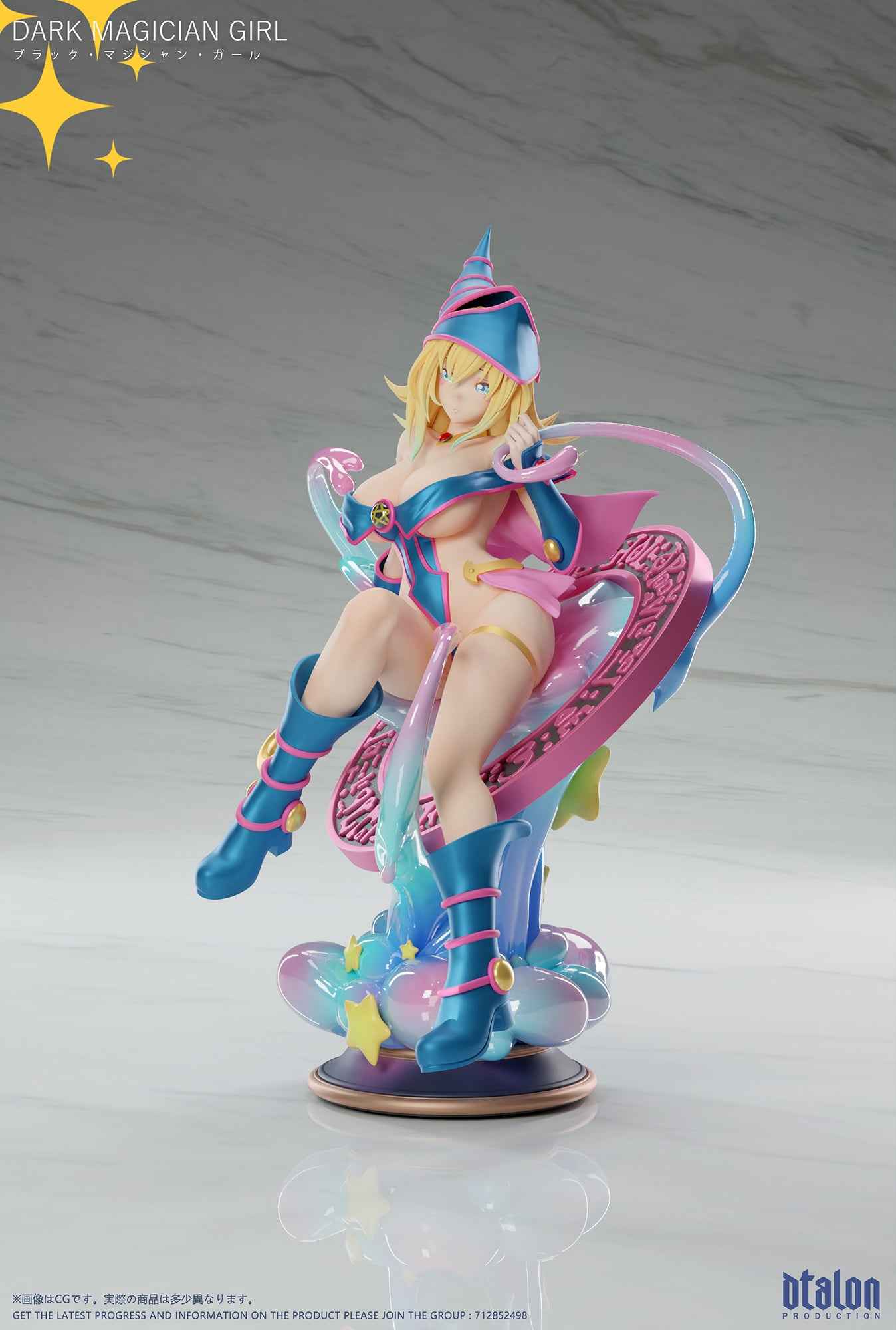 Yu-Gi-Oh! ~ Dtalon Studio ~ Black Magician Girl ~ Resin Statue - Santoryu Resins Collectors