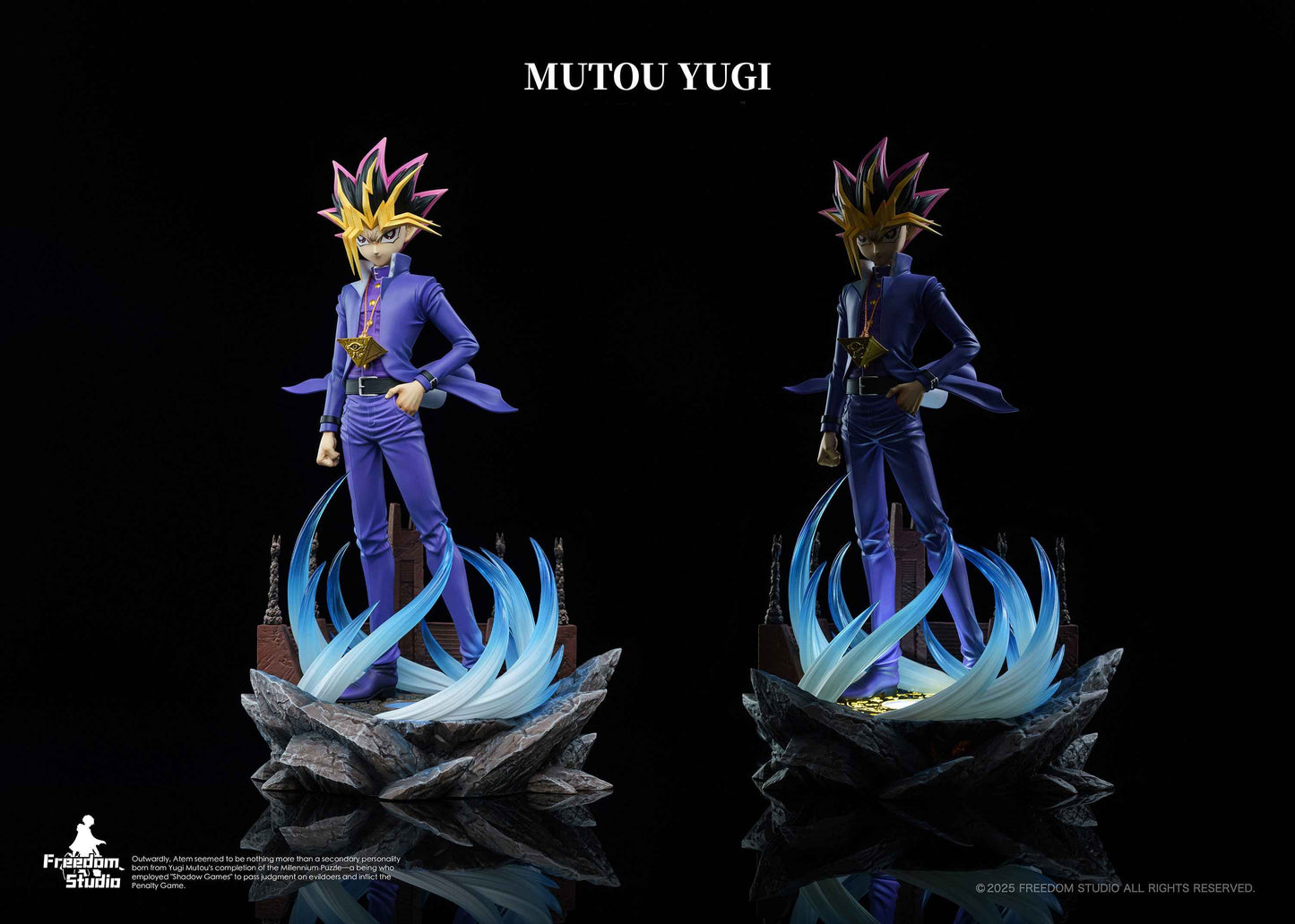 Yu-Gi-Oh! Freedom Studio Yugi Muto (Dark Yugi) Resin Statue