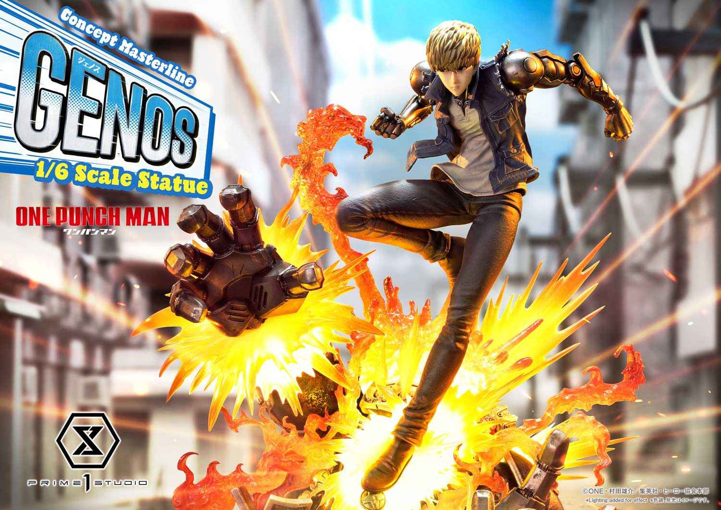 One-Punch Man ~ Prime 1 Studio ~ Genos CMOPM-01 CMOPM-01S ~ Licensed Resin Statue - Santoryu Resins Collectors