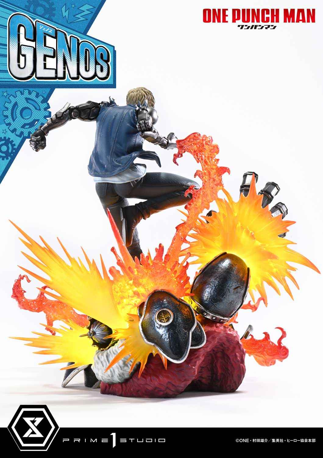One-Punch Man ~ Prime 1 Studio ~ Genos CMOPM-01 CMOPM-01S ~ Licensed Resin Statue - Santoryu Resins Collectors