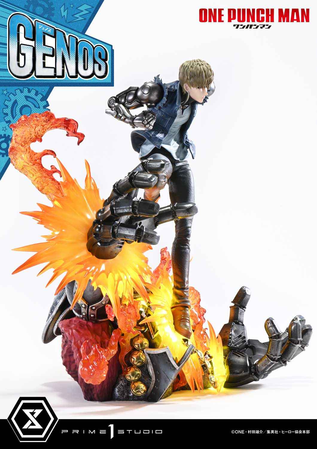 One-Punch Man ~ Prime 1 Studio ~ Genos CMOPM-01 CMOPM-01S ~ Licensed Resin Statue - Santoryu Resins Collectors
