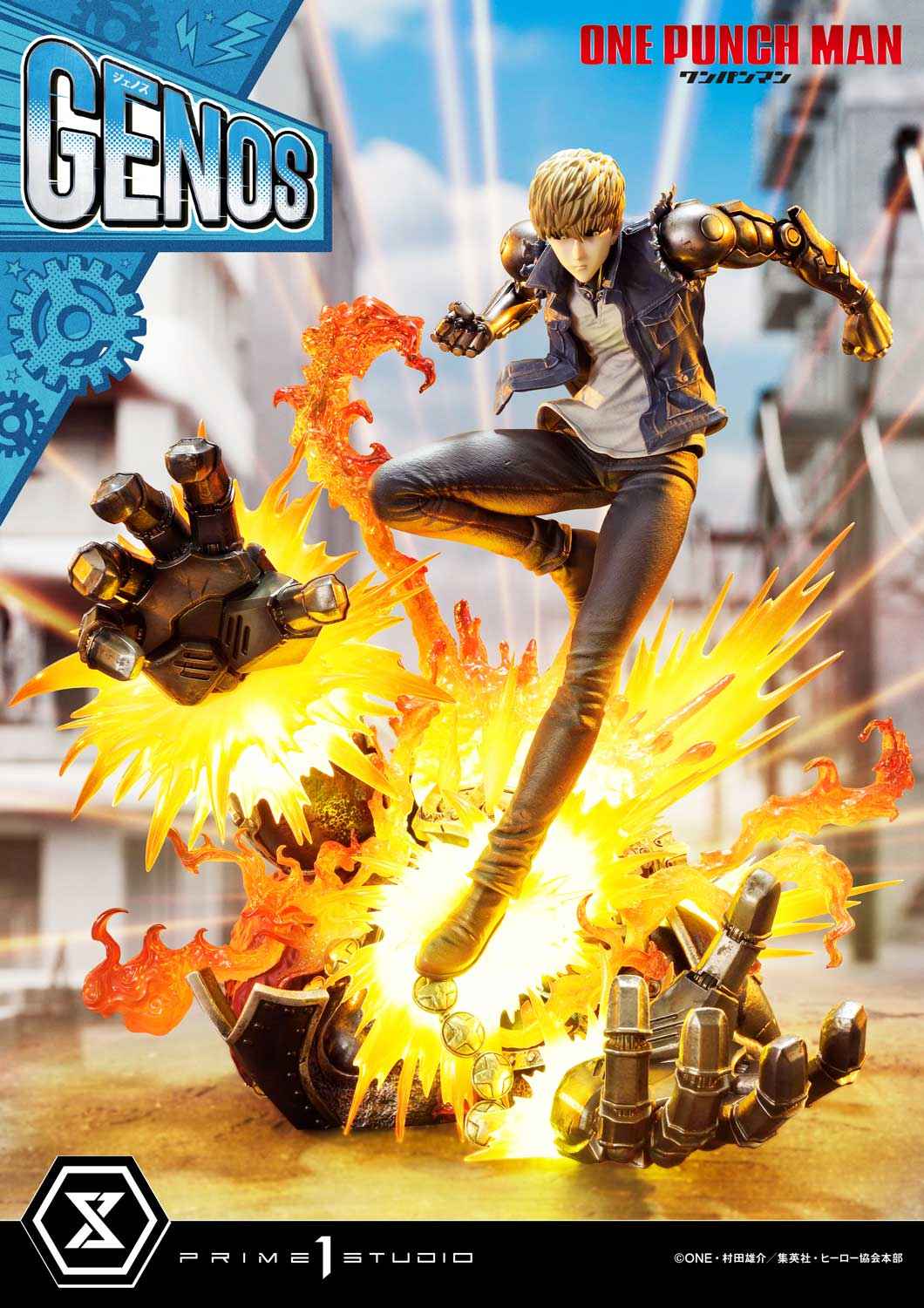 One-Punch Man ~ Prime 1 Studio ~ Genos CMOPM-01 CMOPM-01S ~ Licensed Resin Statue - Santoryu Resins Collectors