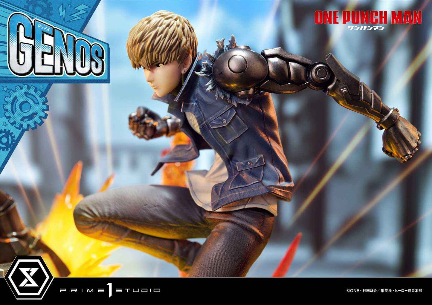 One-Punch Man ~ Prime 1 Studio ~ Genos CMOPM-01 CMOPM-01S ~ Licensed Resin Statue - Santoryu Resins Collectors