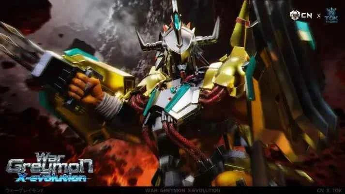 Digimon TOK Studio WarGreymon X Evolution Resin Statue