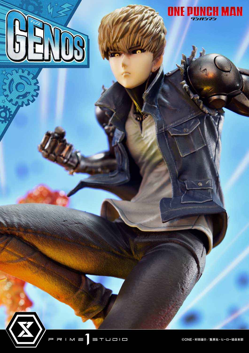 One-Punch Man ~ Prime 1 Studio ~ Genos CMOPM-01 CMOPM-01S ~ Licensed Resin Statue - Santoryu Resins Collectors