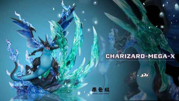 Pokémon ~ SJD Yue & Zhi Shi Studio Studio ~ Shiny Mega Charizard ~ Resin Statue - Santoryu Resins Collectors