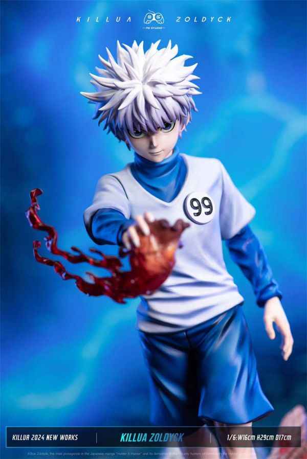 Hunter x Hunter ~ PG Studio ~ Killua Zoldyck V3 ~ Resin Statue - Santoryu Resins Collectors