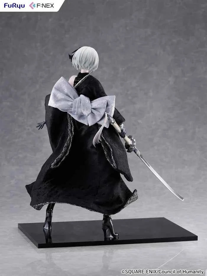 NieR:Automata ~ F:Nex & Yoshitoku Studio "Nihon Ningyou (FuRyu)" ~ YoRHa No. 2 Type B "2B" ~ Licensed PVC Figure - Santoryu Resins Collectors