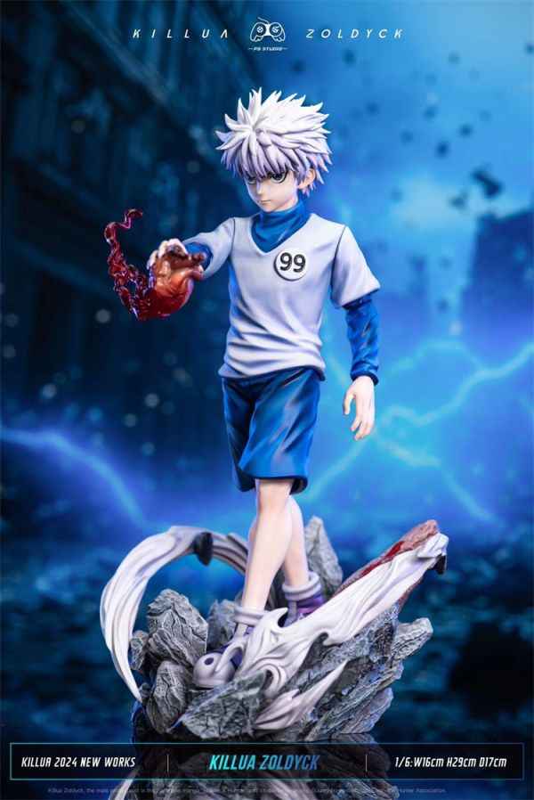 Hunter x Hunter ~ PG Studio ~ Killua Zoldyck V3 ~ Resin Statue - Santoryu Resins Collectors