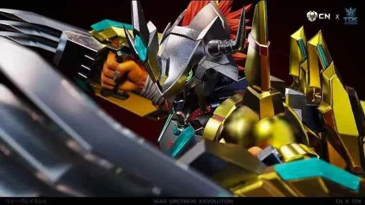 Digimon TOK Studio WarGreymon X Evolution Resin Statue