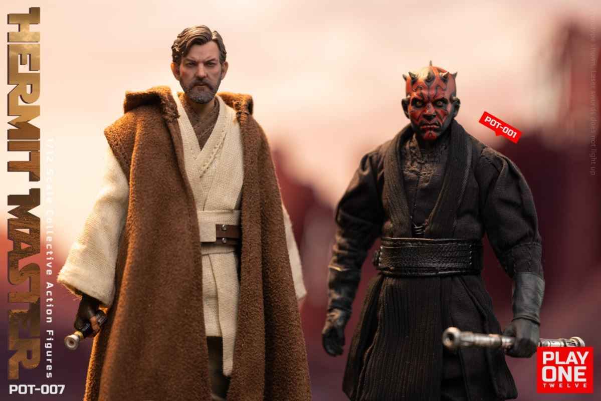 Star Wars ~ Play One Twelve Studio ~ Hermit Jedi Master Obi-Wan "Ben" Kenobi ~ Licensed Action Figure - Santoryu Resins Collectors