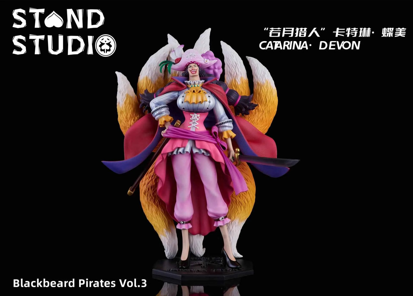 One Piece ~ Stand Studio ~ Catarina Devon "The Crescent Moon Hunter" ~ Resin Statue - Santoryu Resins Collectors