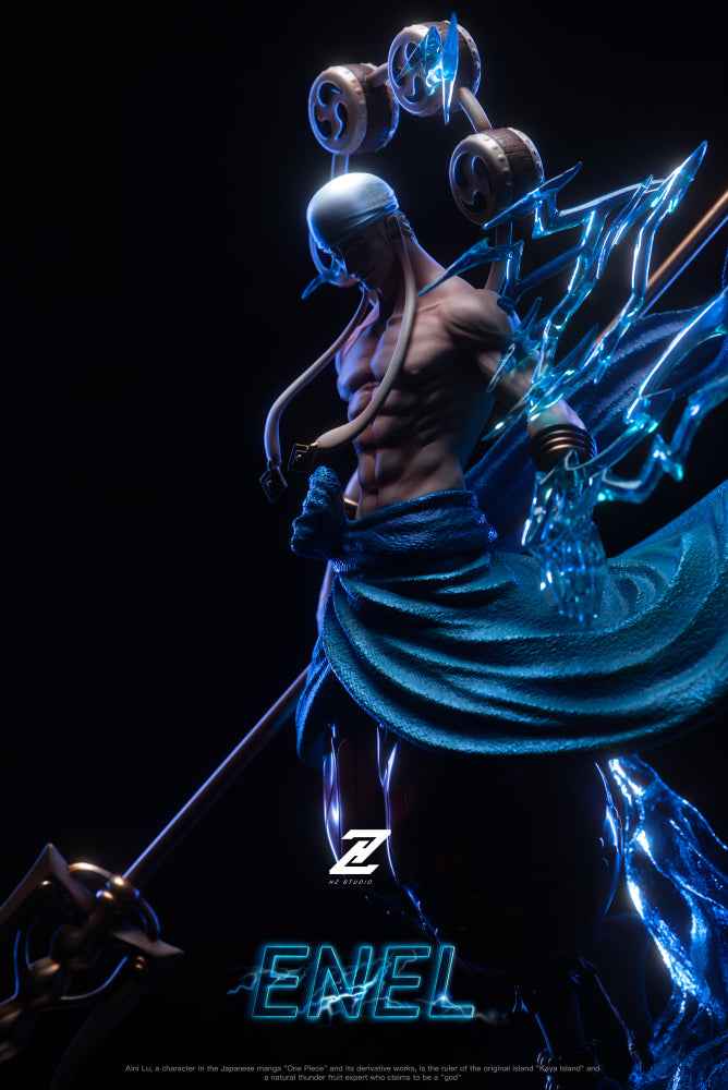 One Piece ~ HZ Studio ~ Enel "Eneru God of Skypiea" ~ Resin Statue - Santoryu Resins Collectors