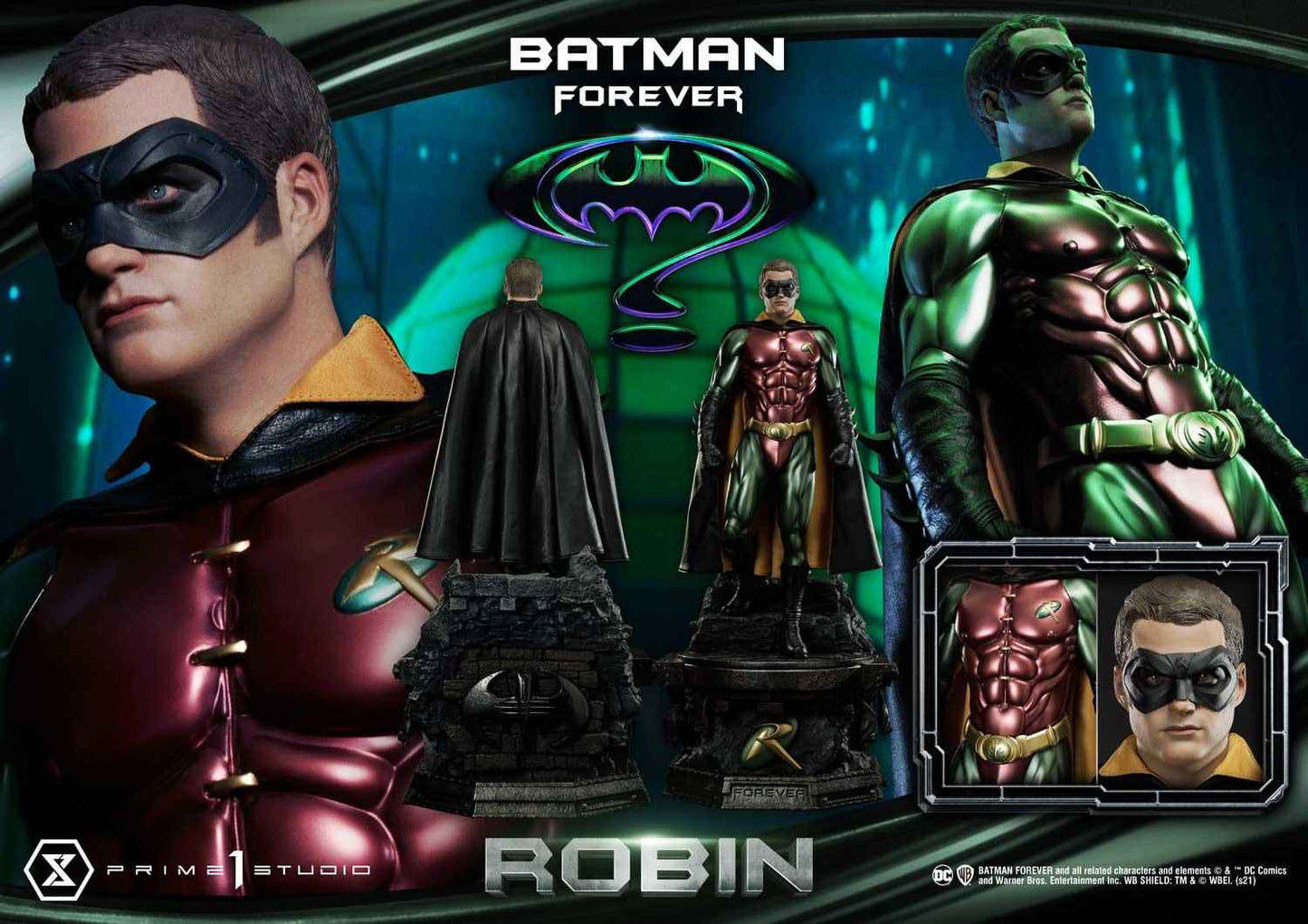 DC Comics ~ Prime 1 Studio ~ Batman Forever (Film) Museum Masterline Robin MMBM-03 MMBM-03LMb ~ Licensed Figure - Santoryu Resins Collectors