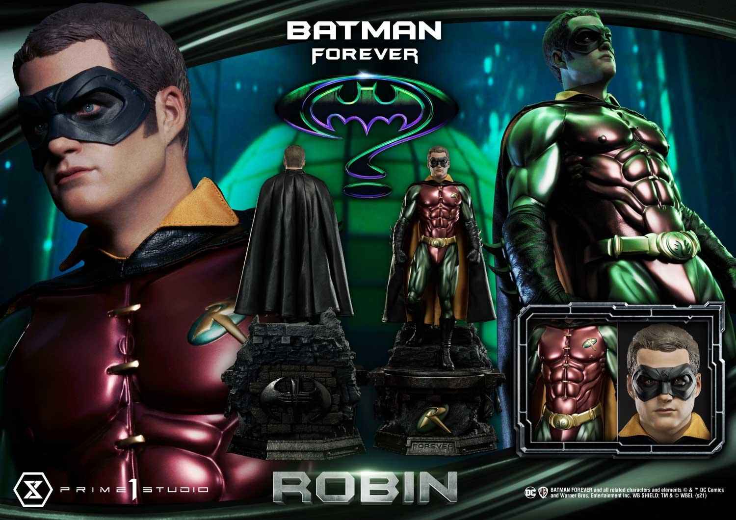 DC Comics ~ Prime 1 Studio ~ Batman Forever (Film) Museum Masterline Robin MMBM-03 MMBM-03LMb ~ Licensed Figure - Santoryu Resins Collectors