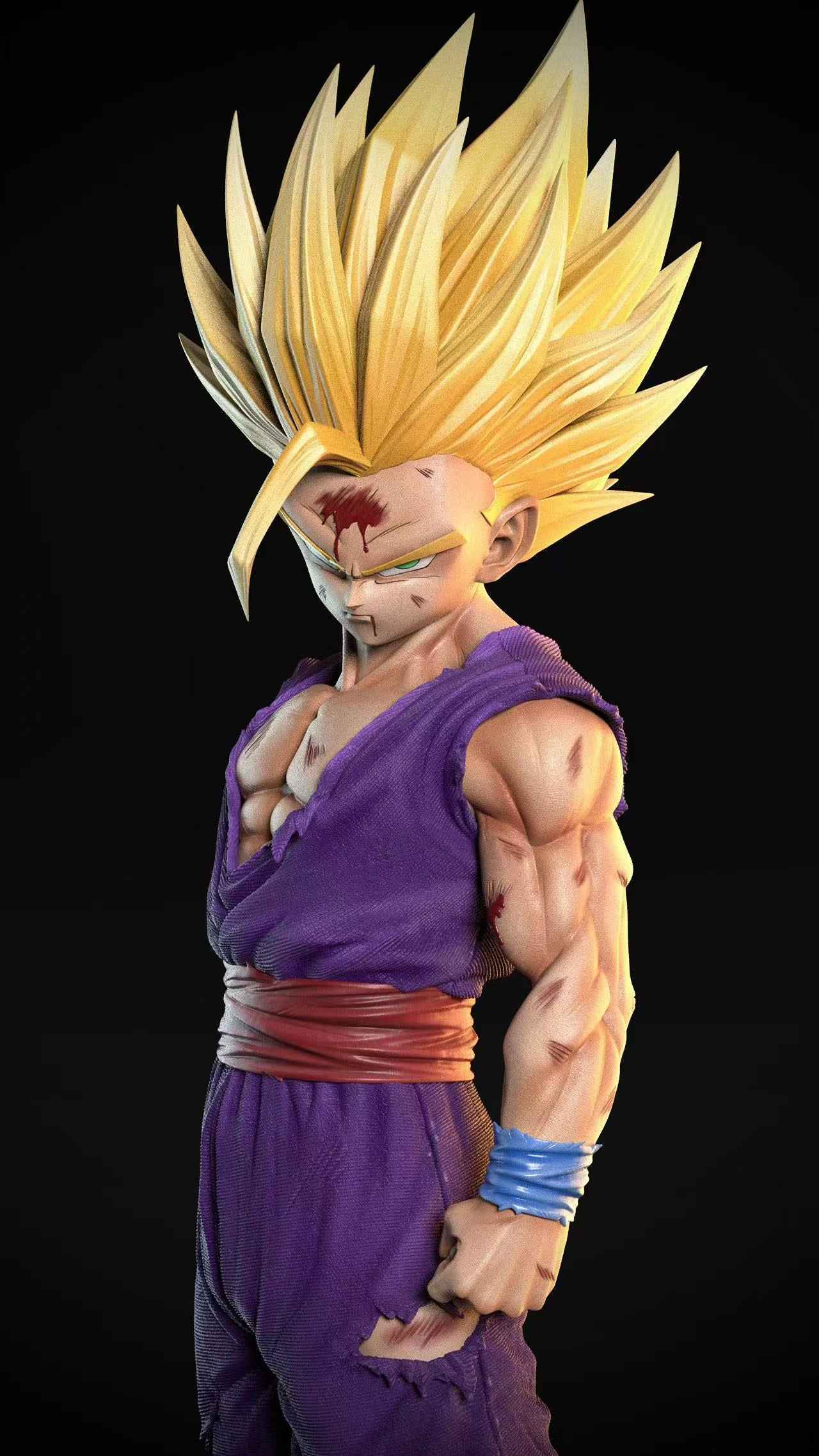 Dragon Ball ~ 2% Studio ~ SS2 Son Gohan ~ Resin Statue - Santoryu Resins Collectors