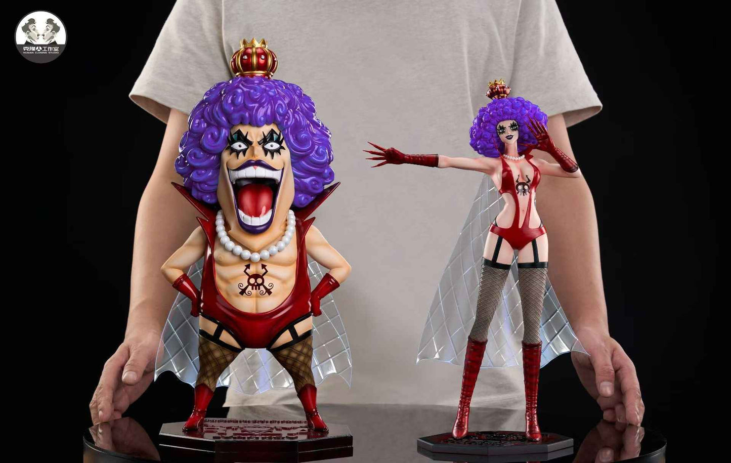 One Piece Clone Studio Emporio Ivankov & Inazuma Resin Statue - Santoryu Resins Collectors