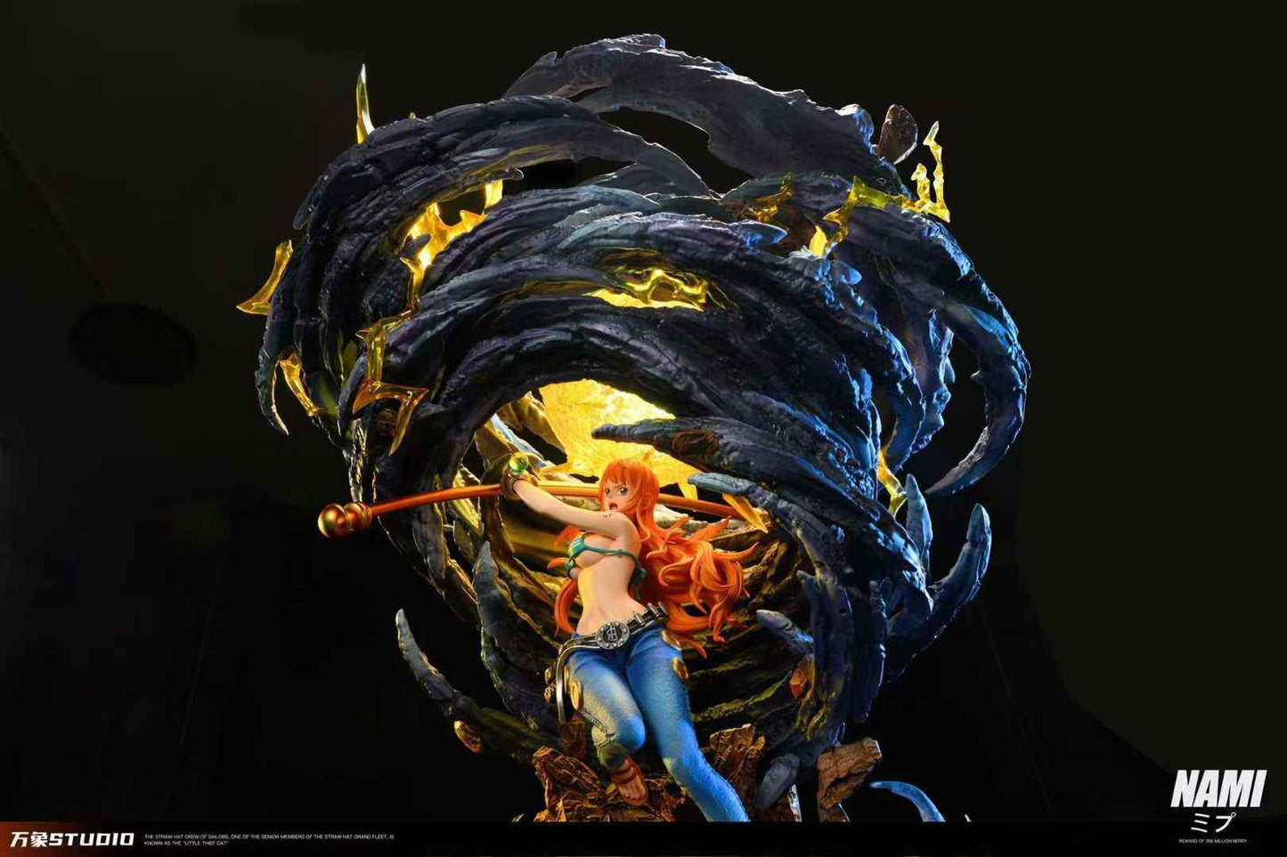 One Piece ~ Wan Xiang (WX) Studio ~ Nami & Zeus ~ Resin Statue - Santoryu Resins Collectors