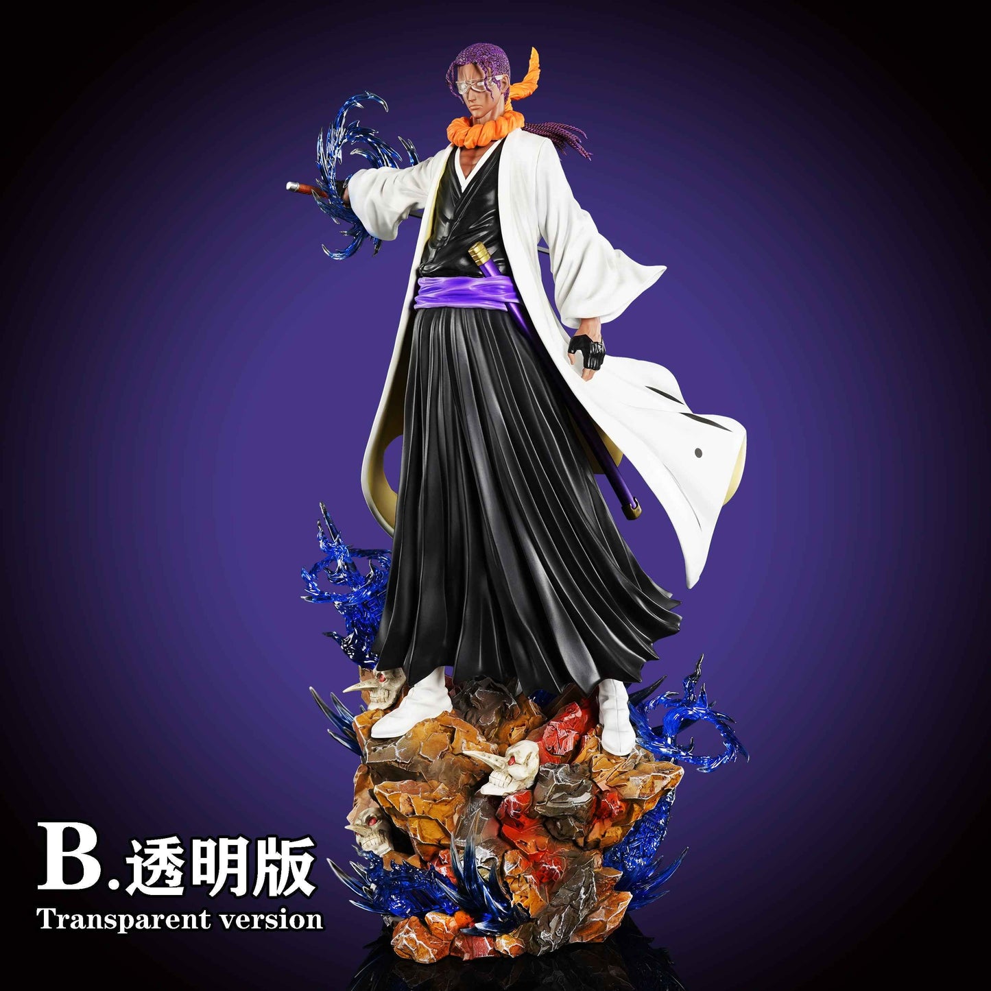 Bleach: Thousand Year Blood War ~ Cheng Studio ~ Tousen Kaname ~ Resin Statue - Santoryu Resins Collectors