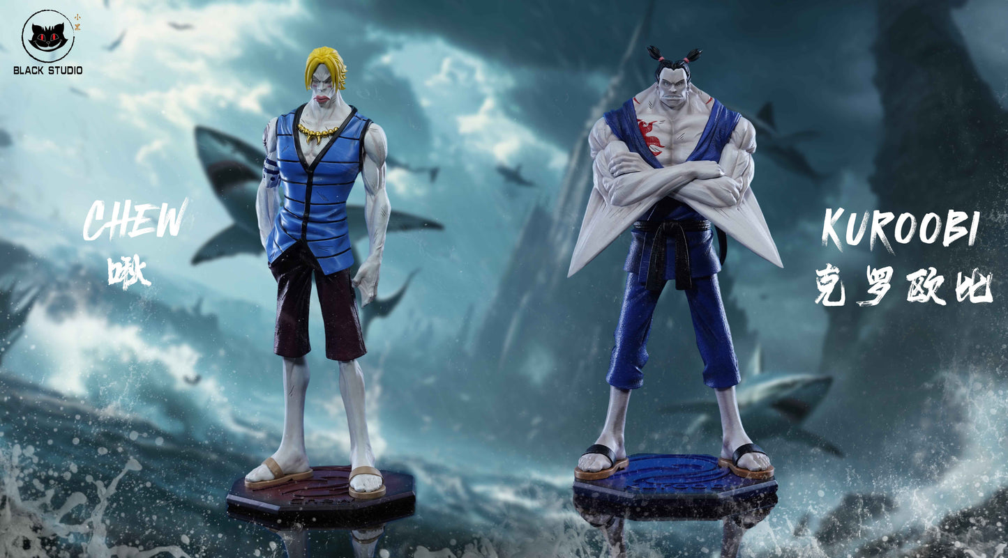 One Piece ~ Black Studio ~ Chew & Kuroobi ~ GK Resin Statue - Santoryu Resins Collectors