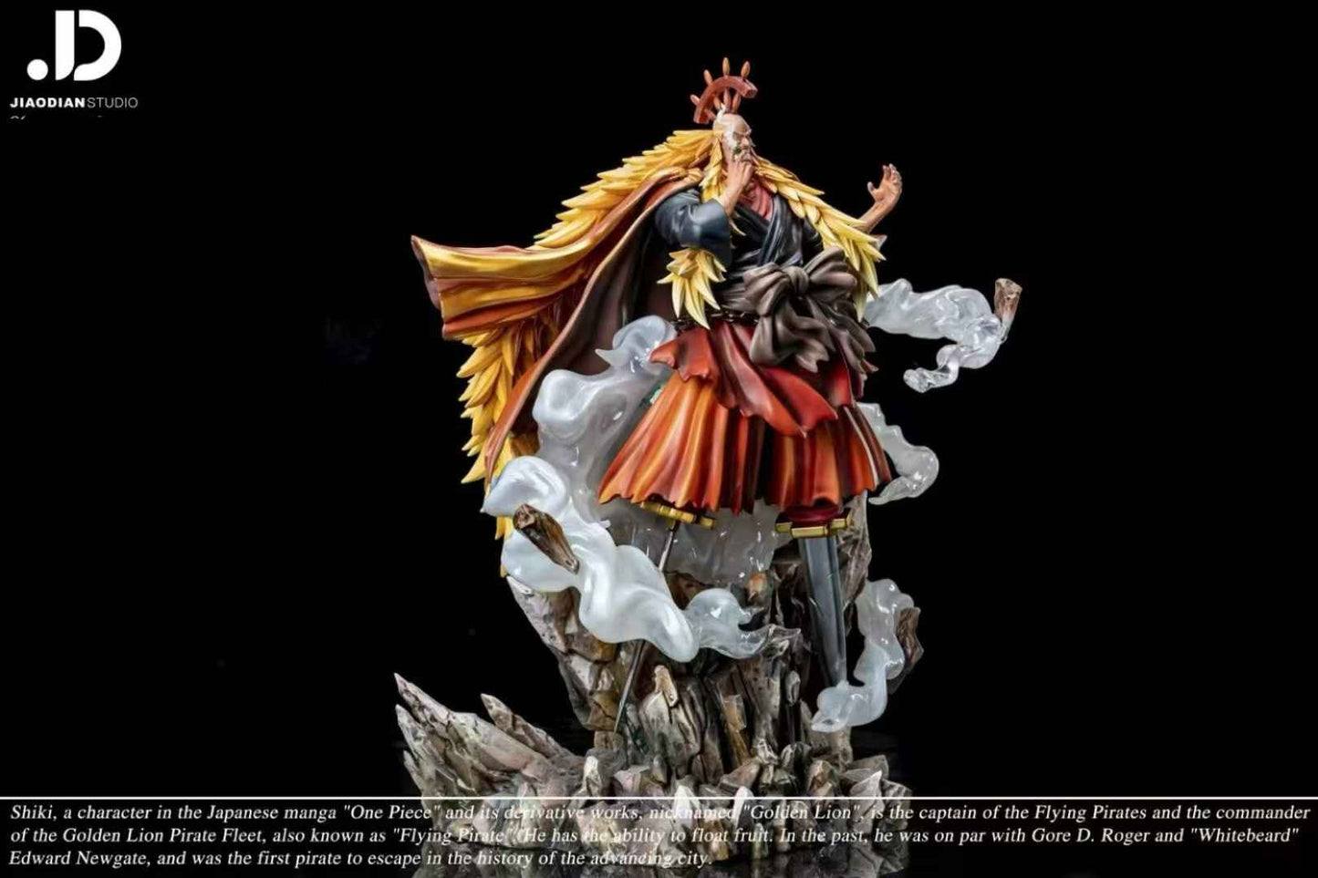 One Piece ~ Jiao Dian Studio ~ Shiki "The Golden Lion" ~ Resin Statue - Santoryu Resins Collectors
