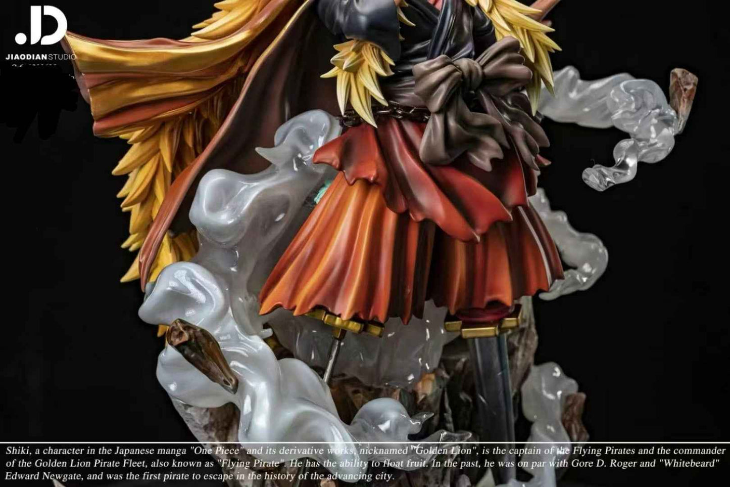 One Piece ~ Jiao Dian Studio ~ Shiki "The Golden Lion" ~ Resin Statue - Santoryu Resins Collectors
