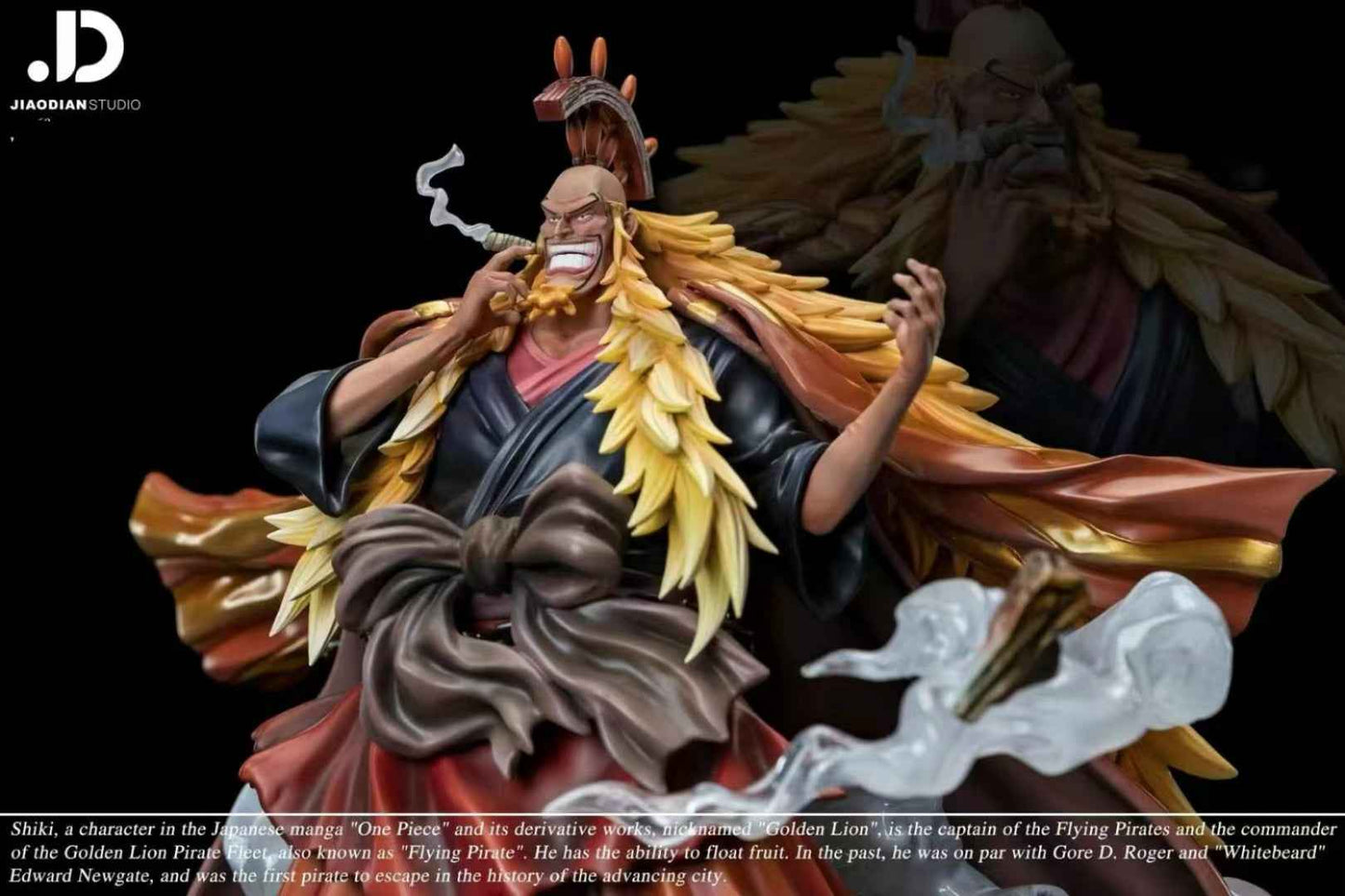 One Piece ~ Jiao Dian Studio ~ Shiki "The Golden Lion" ~ Resin Statue - Santoryu Resins Collectors