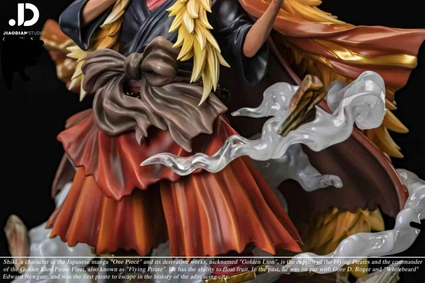 One Piece ~ Jiao Dian Studio ~ Shiki "The Golden Lion" ~ Resin Statue - Santoryu Resins Collectors