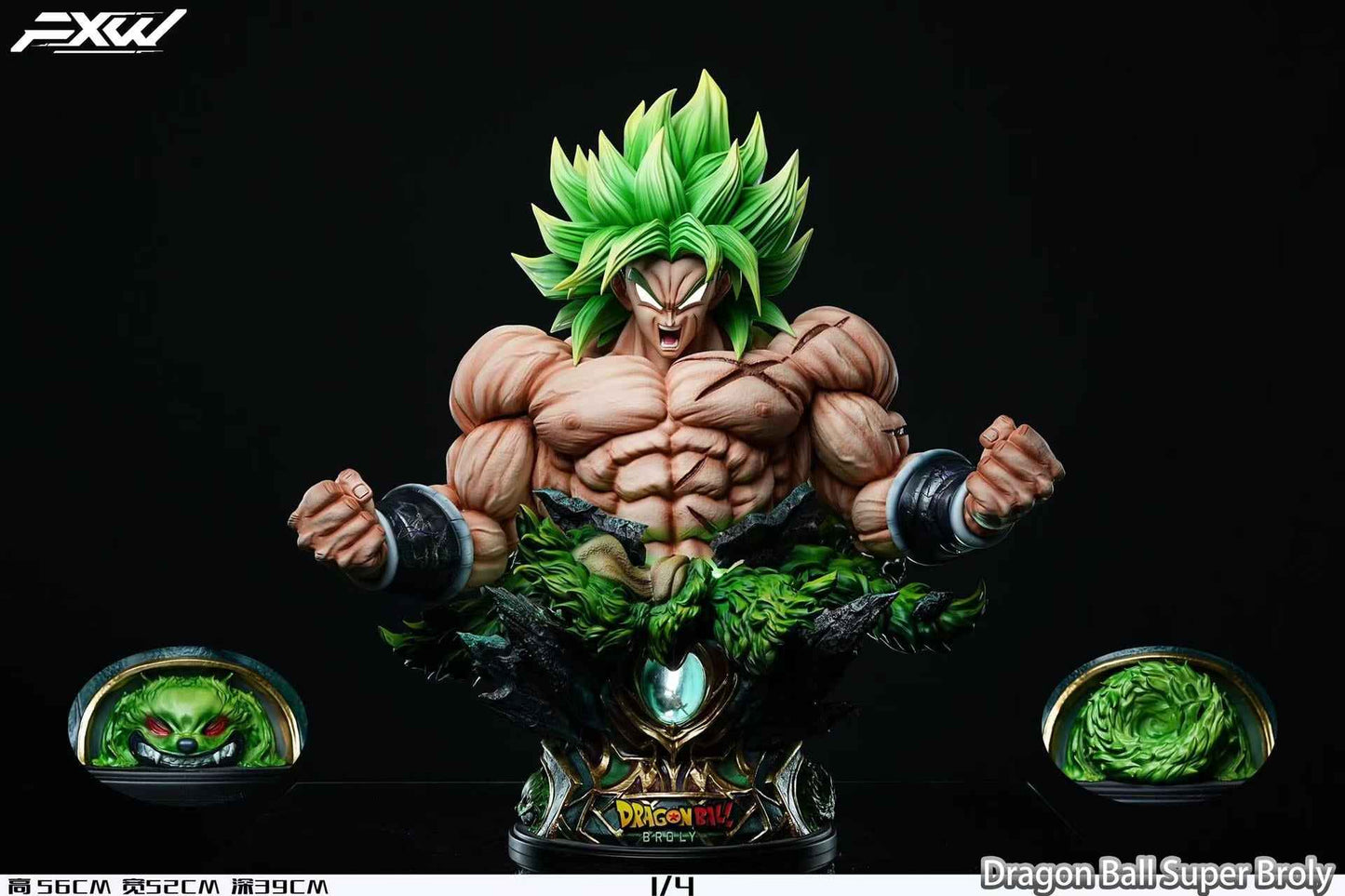 Dragon Ball ~ FXW Studio ~ Broly Bust ~ Resin Statue - Santoryu Resins Collectors