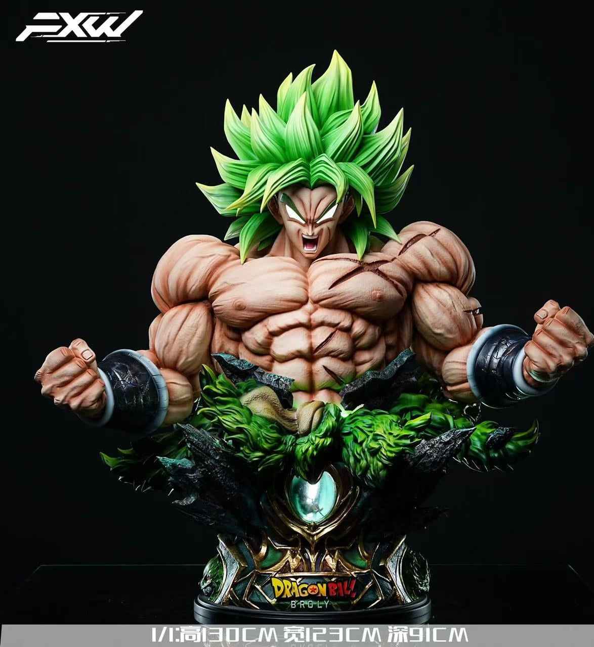 Dragon Ball ~ FXW Studio ~ Broly Bust ~ Resin Statue - Santoryu Resins Collectors