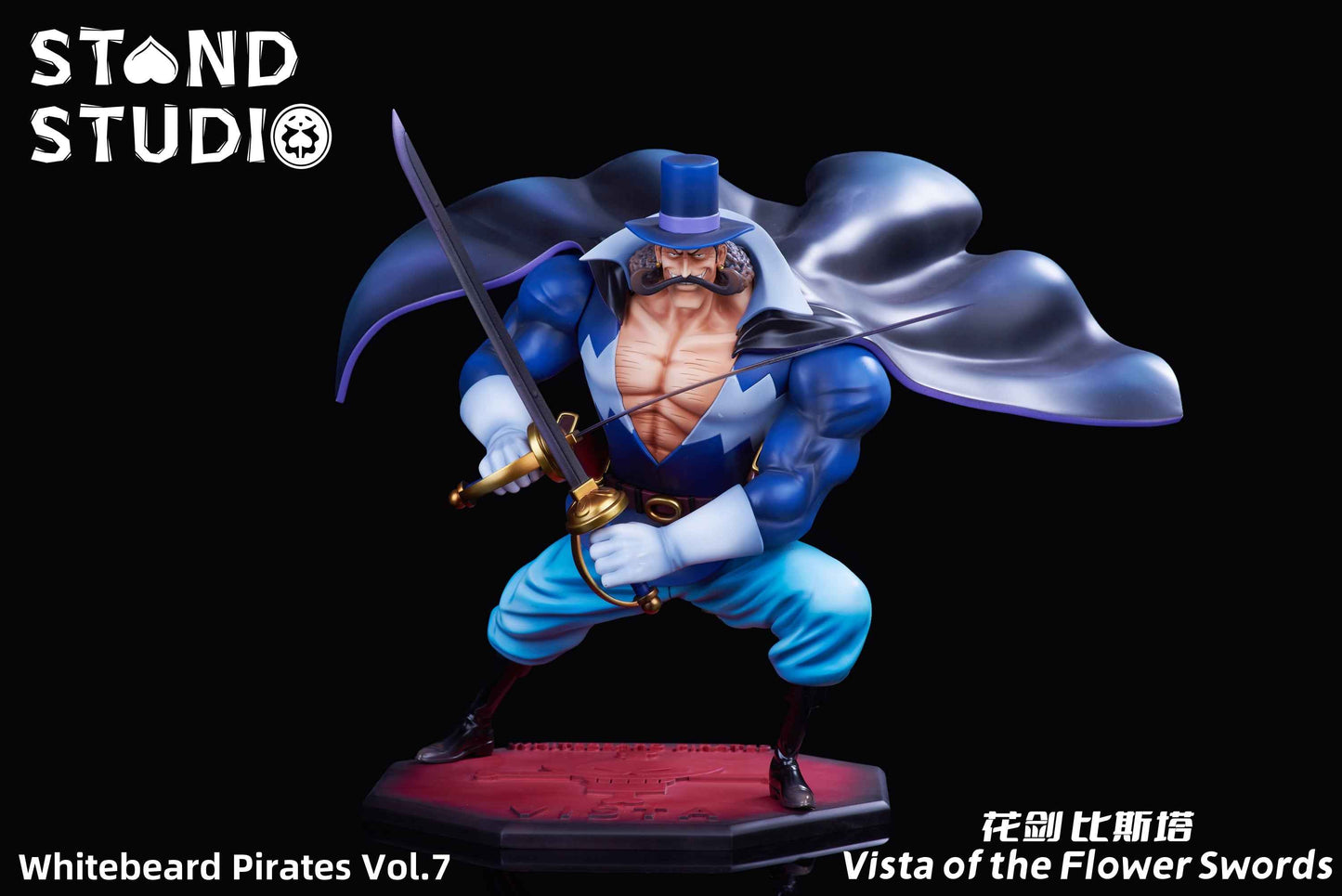 One Piece ~ Stand Studio ~ Vista of the Flower Swords ~ Resin Statue - Santoryu Resins Collectors
