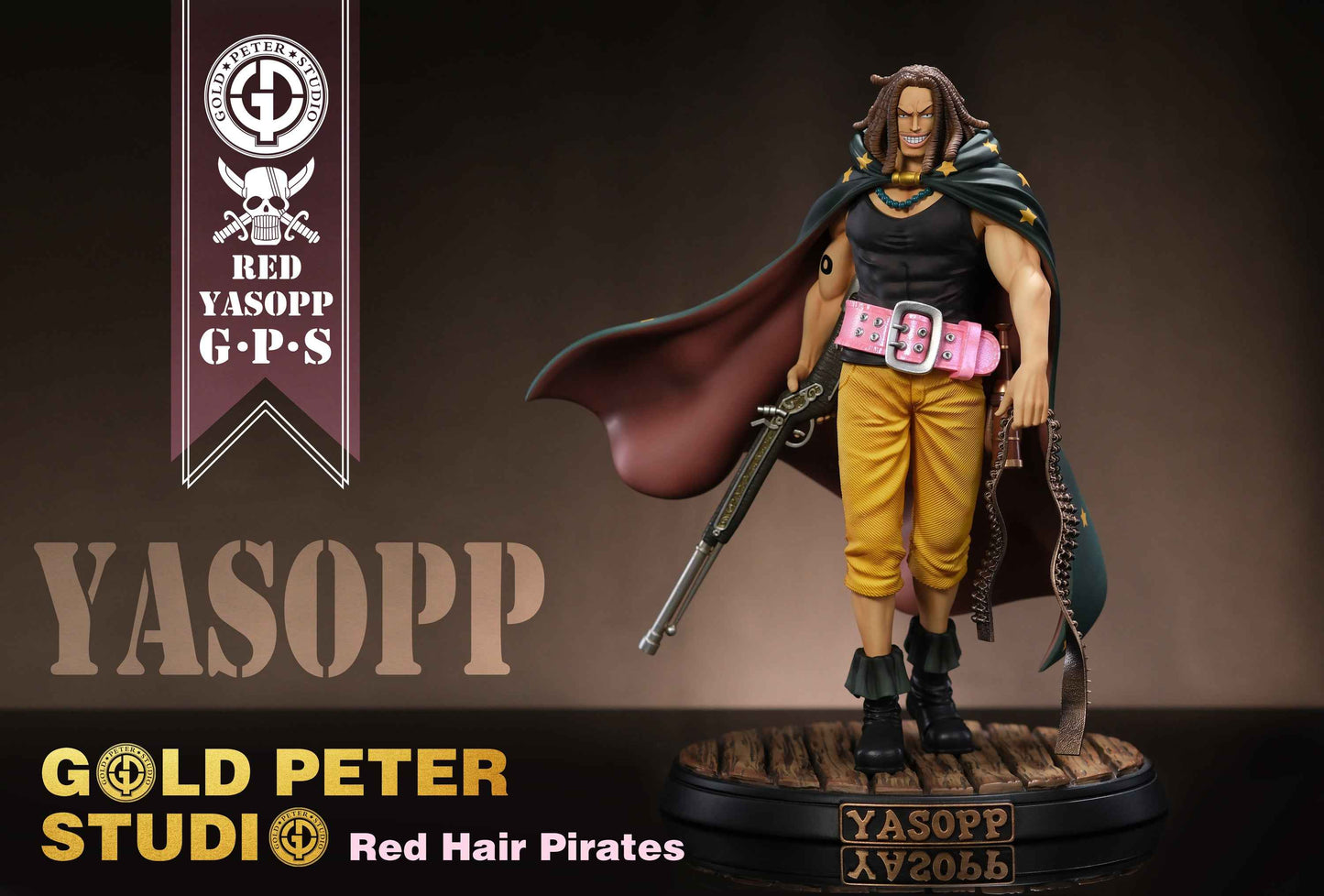 One Piece Gold Peter Studio "GPS" Yasopp Resin Statue - Santoryu Resins Collectors