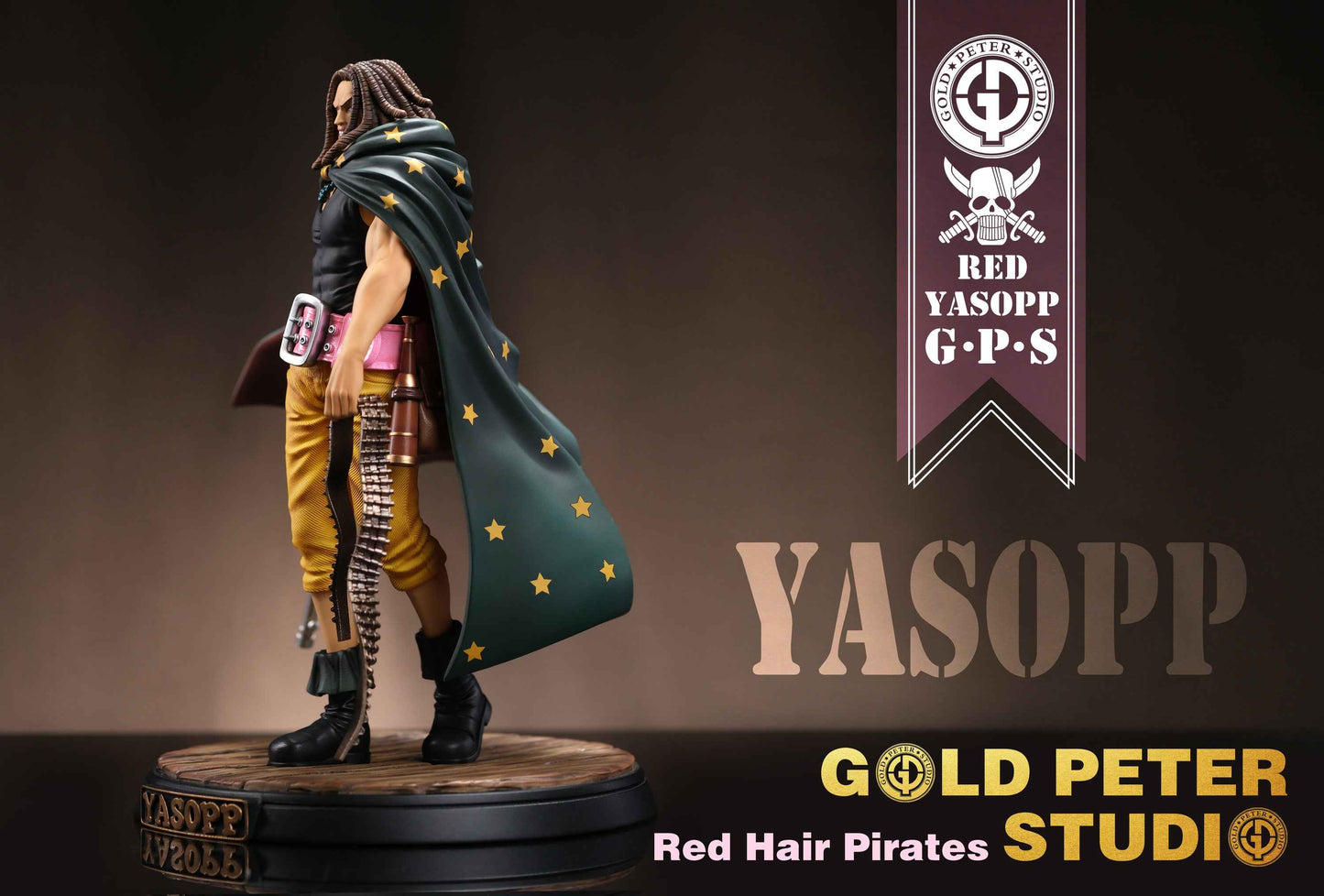 One Piece Gold Peter Studio "GPS" Yasopp Resin Statue - Santoryu Resins Collectors