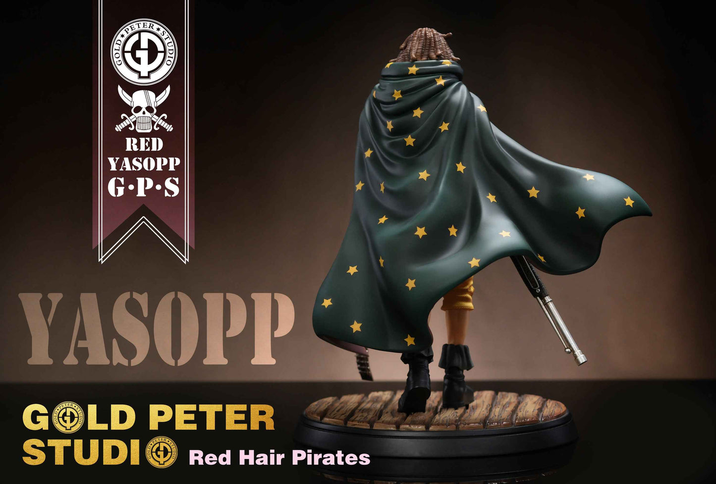 One Piece Gold Peter Studio "GPS" Yasopp Resin Statue - Santoryu Resins Collectors