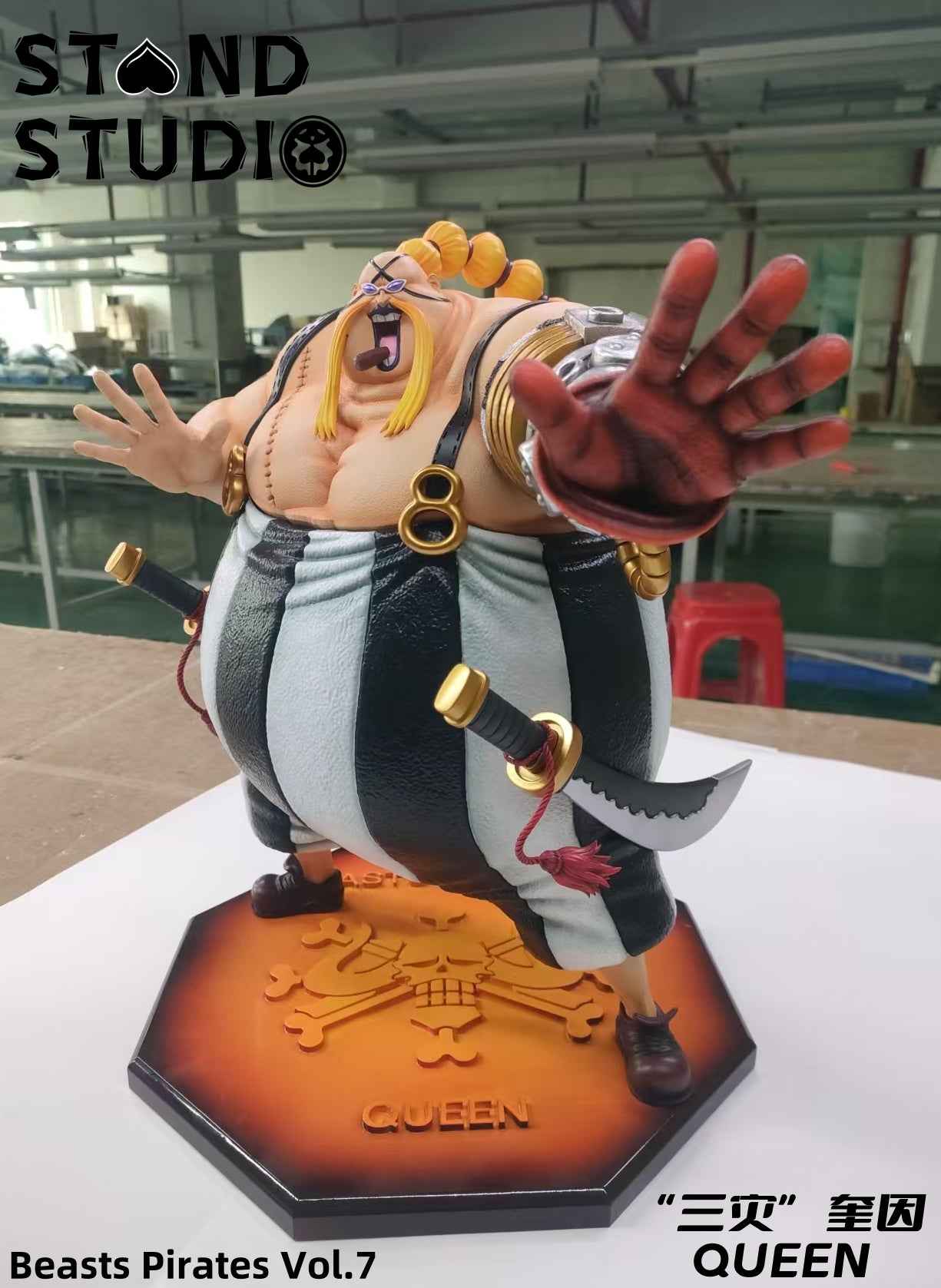 One Piece Stand Studio Queen Resin Statue - Santoryu Resins Collectors