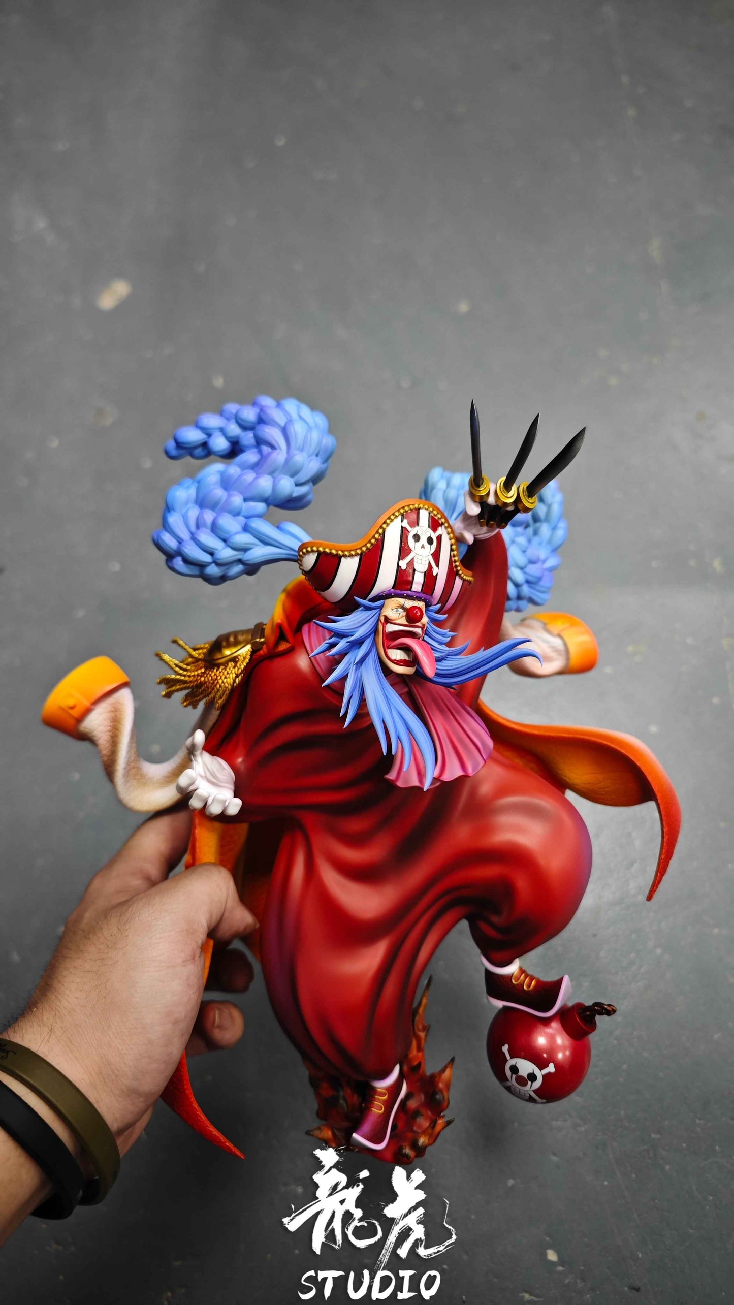 One Piece Long Hu Studio Buggy Resin Statue - Santoryu Resins Collectors
