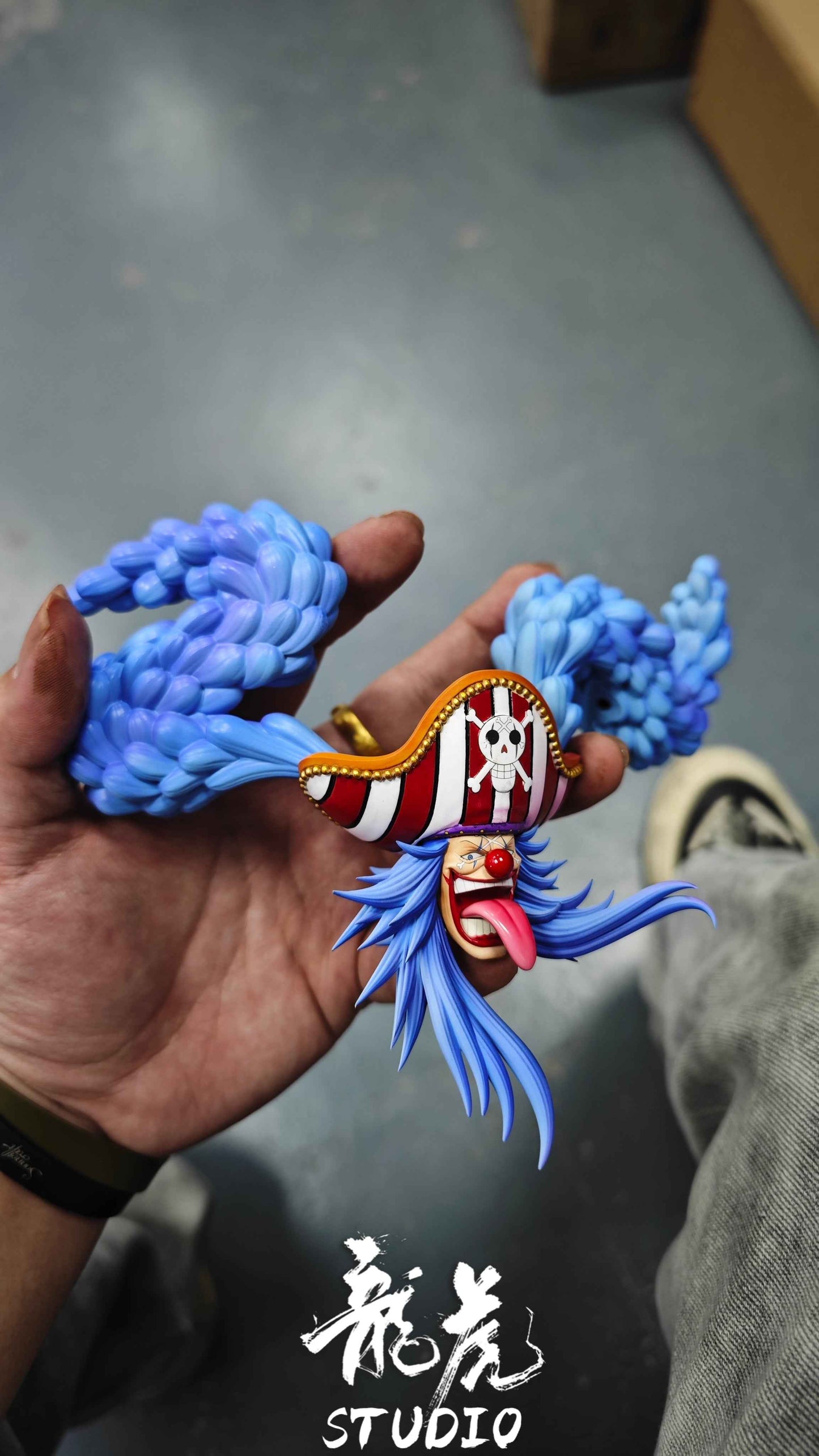 One Piece Long Hu Studio Buggy Resin Statue - Santoryu Resins Collectors