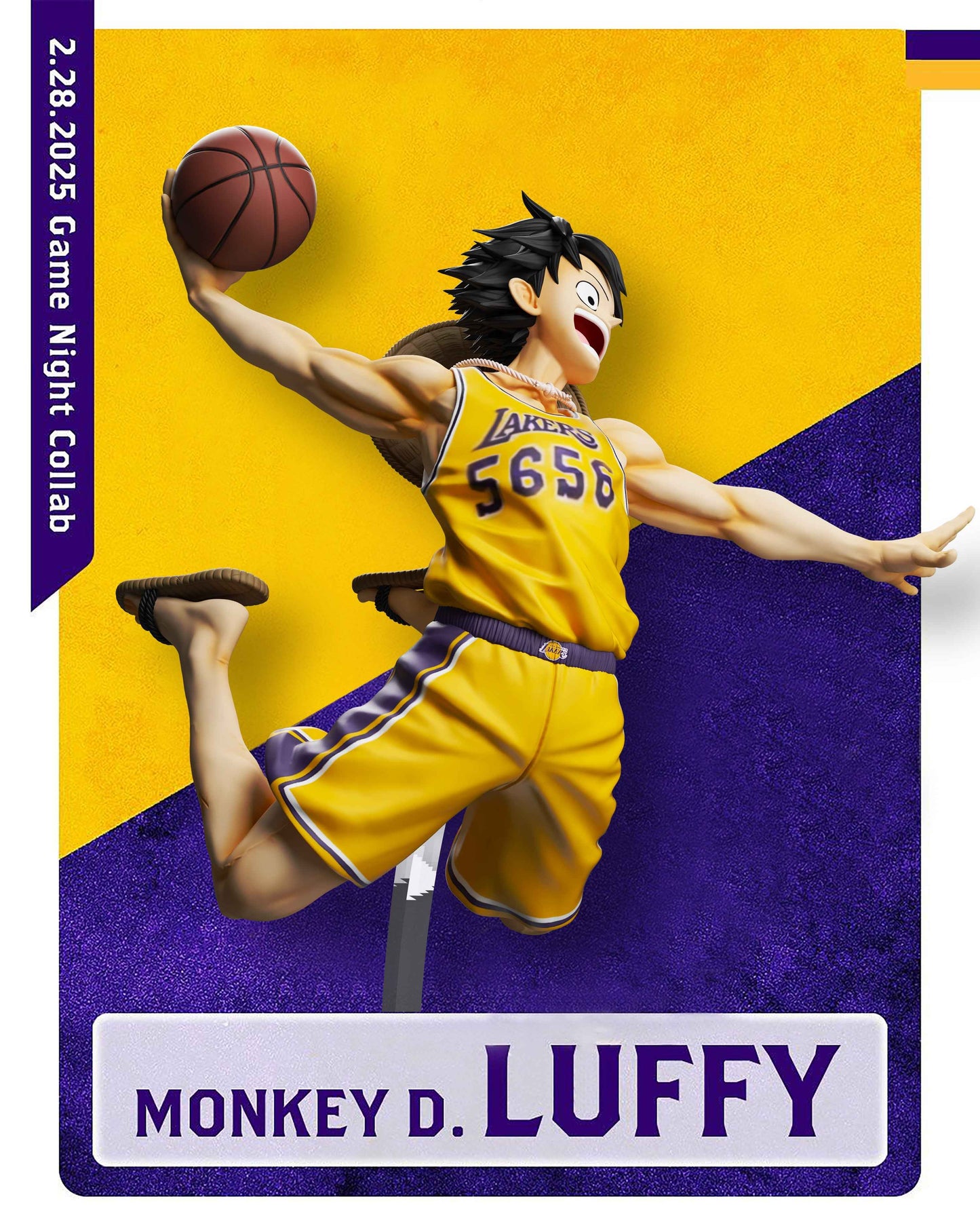 One Piece ~ K9 Studio ~ Straw Hat Lakers Team Monkey D Luffy ~ Resin Statue - Santoryu Resins Collectors
