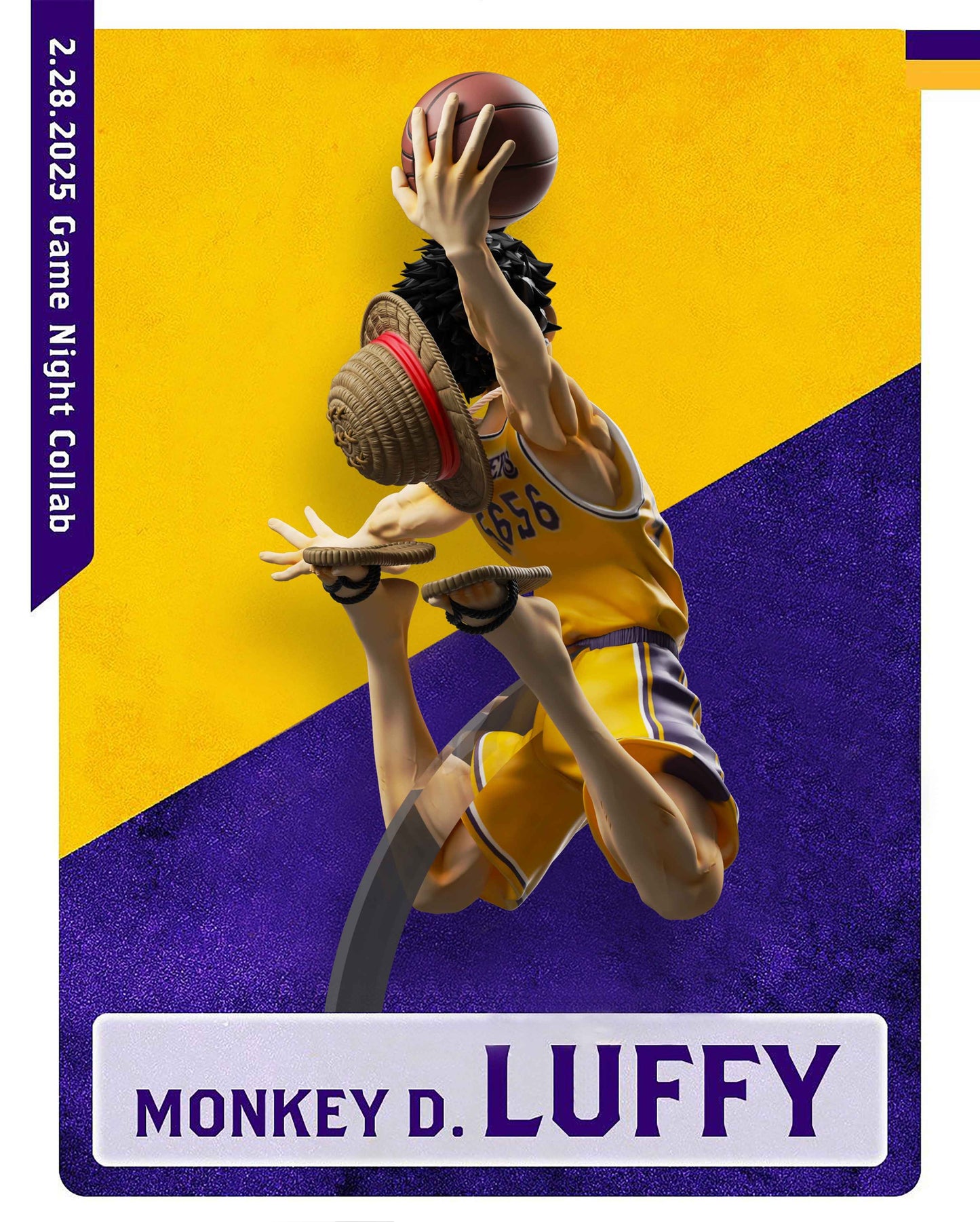 One Piece ~ K9 Studio ~ Straw Hat Lakers Team Monkey D Luffy ~ Resin Statue - Santoryu Resins Collectors