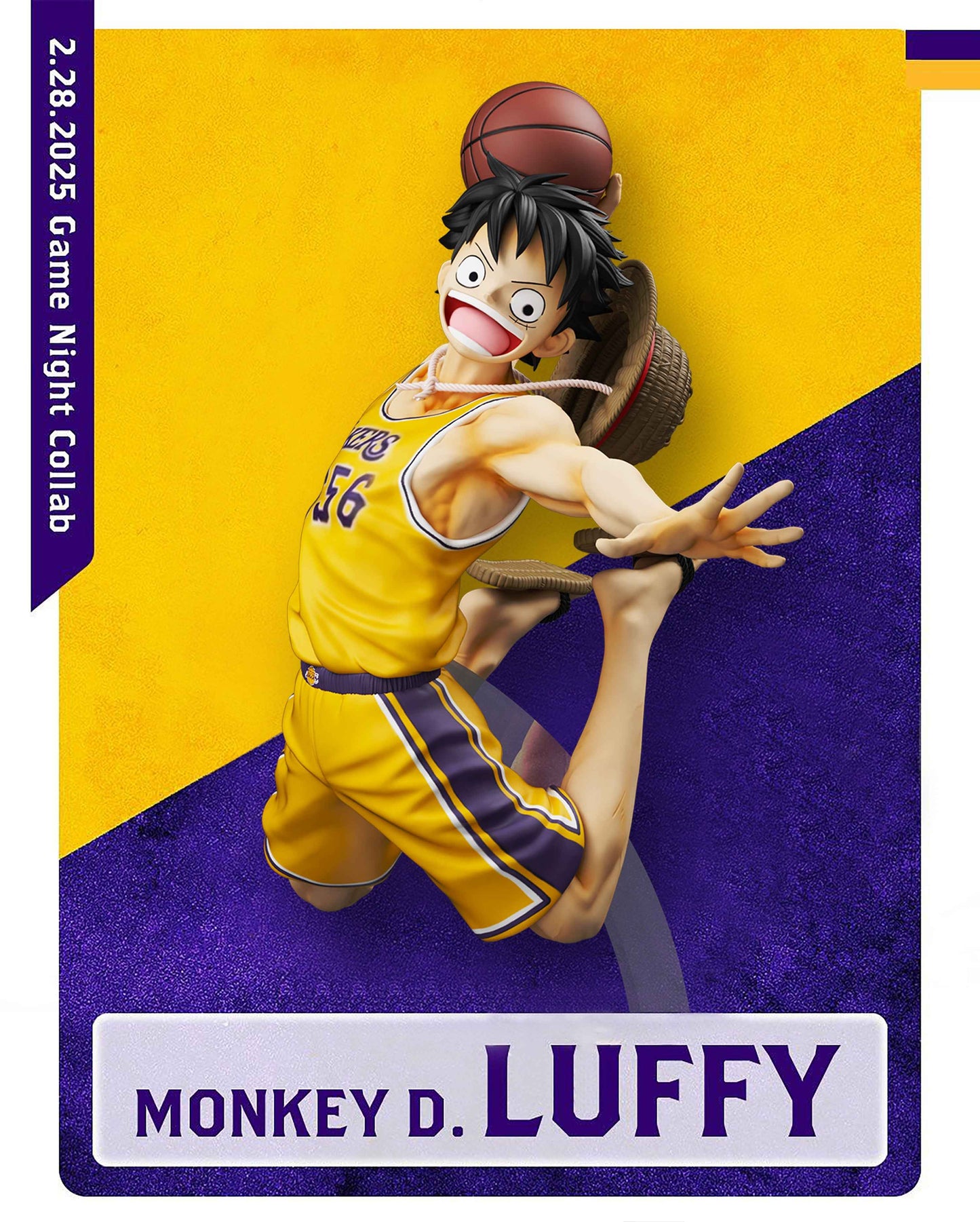 One Piece ~ K9 Studio ~ Straw Hat Lakers Team Monkey D Luffy ~ Resin Statue - Santoryu Resins Collectors
