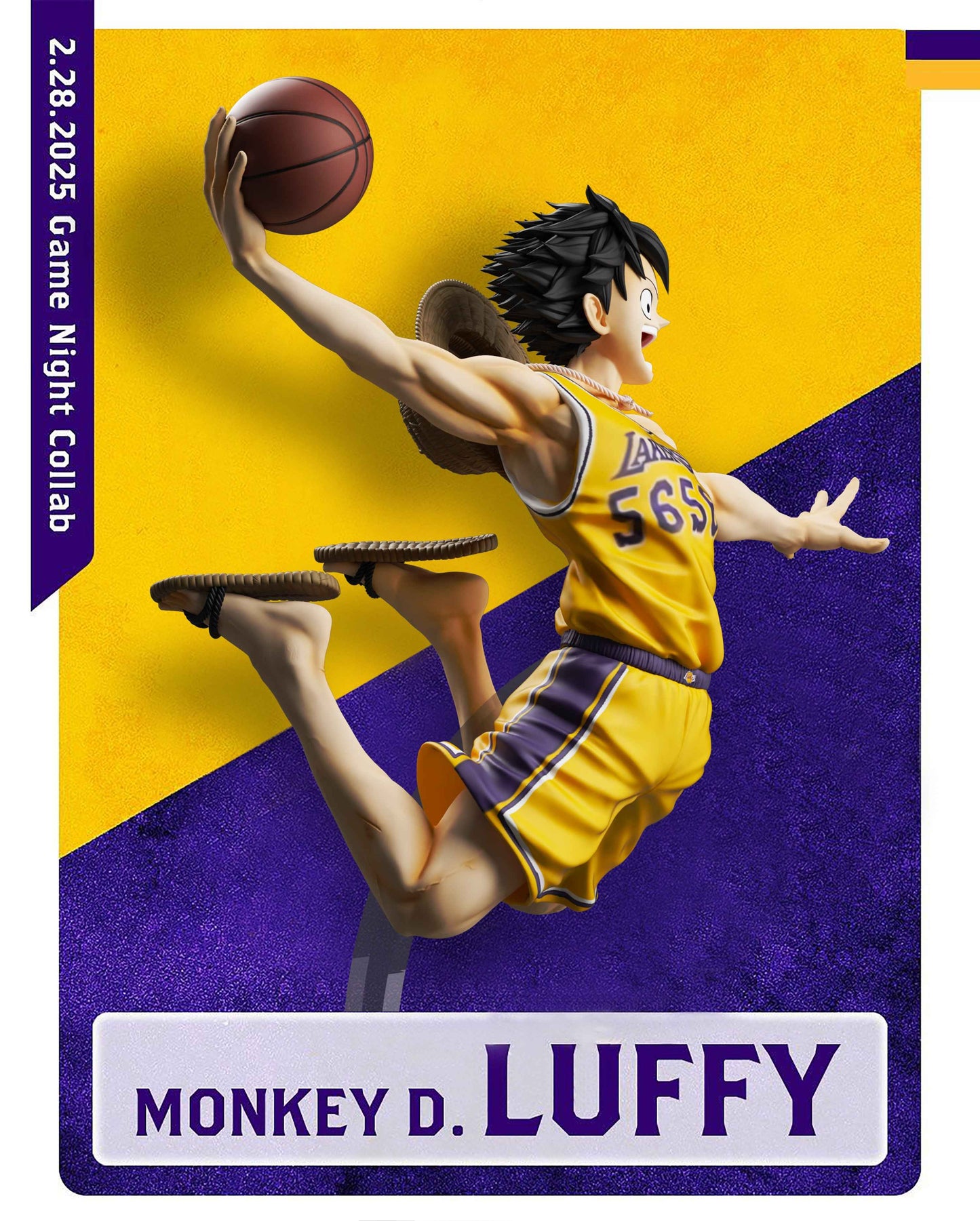 One Piece ~ K9 Studio ~ Straw Hat Lakers Team Monkey D Luffy ~ Resin Statue - Santoryu Resins Collectors