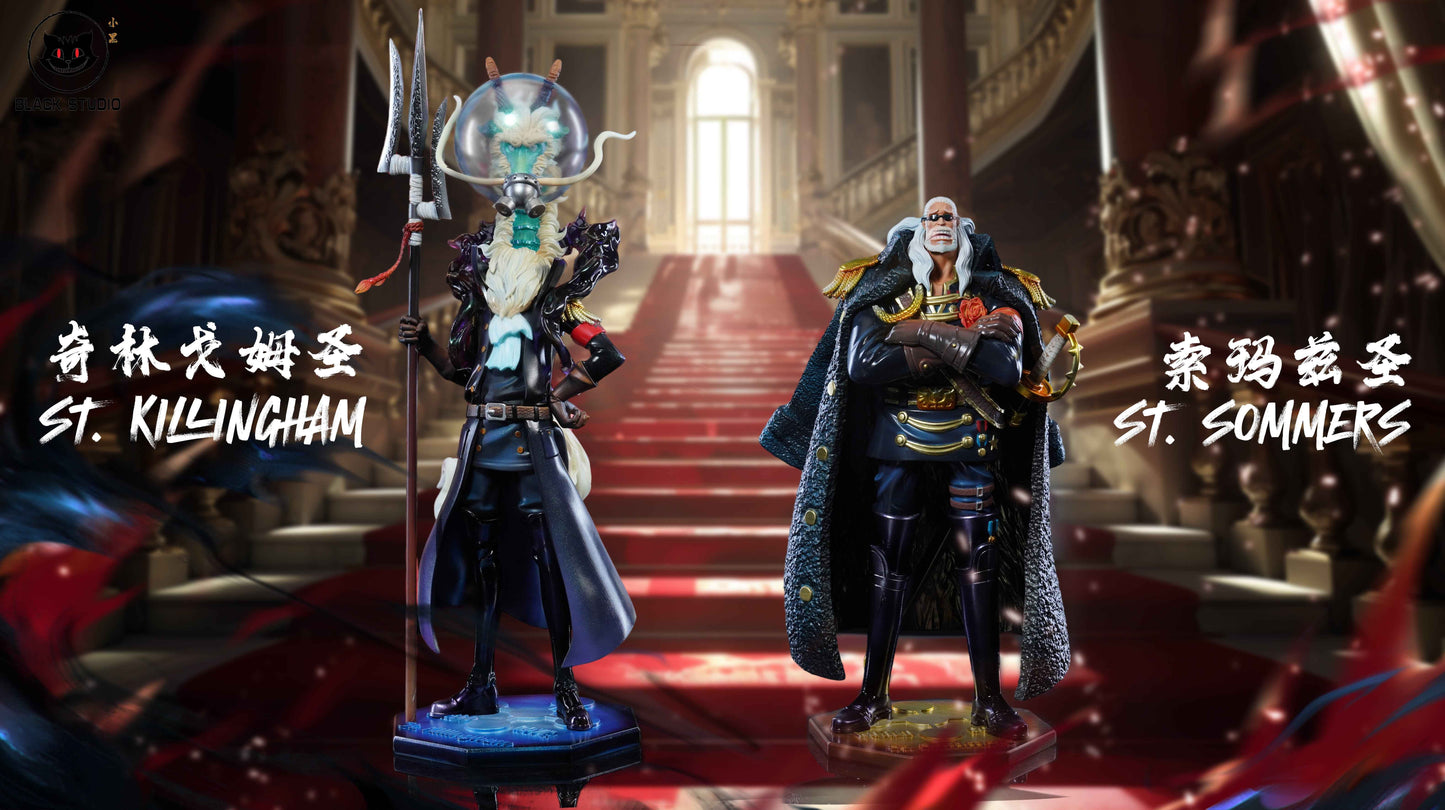 One Piece Black Studio Rimoshifu Killingham & Shepherd Sommers Resin Statue - Santoryu Resins Collectors